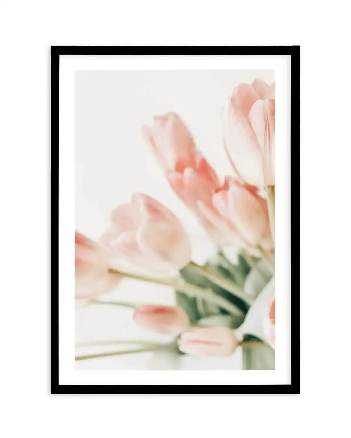 Pink Tulips I Art Print-PRINT-Olive et Oriel-Olive et Oriel-A5 | 5.8" x 8.3" | 14.8 x 21cm-Black-With White Border-Buy-Australian-Art-Prints-Online-with-Olive-et-Oriel-Your-Artwork-Specialists-Austrailia-Decorate-With-Coastal-Photo-Wall-Art-Prints-From-Our-Beach-House-Artwork-Collection-Fine-Poster-and-Framed-Artwork