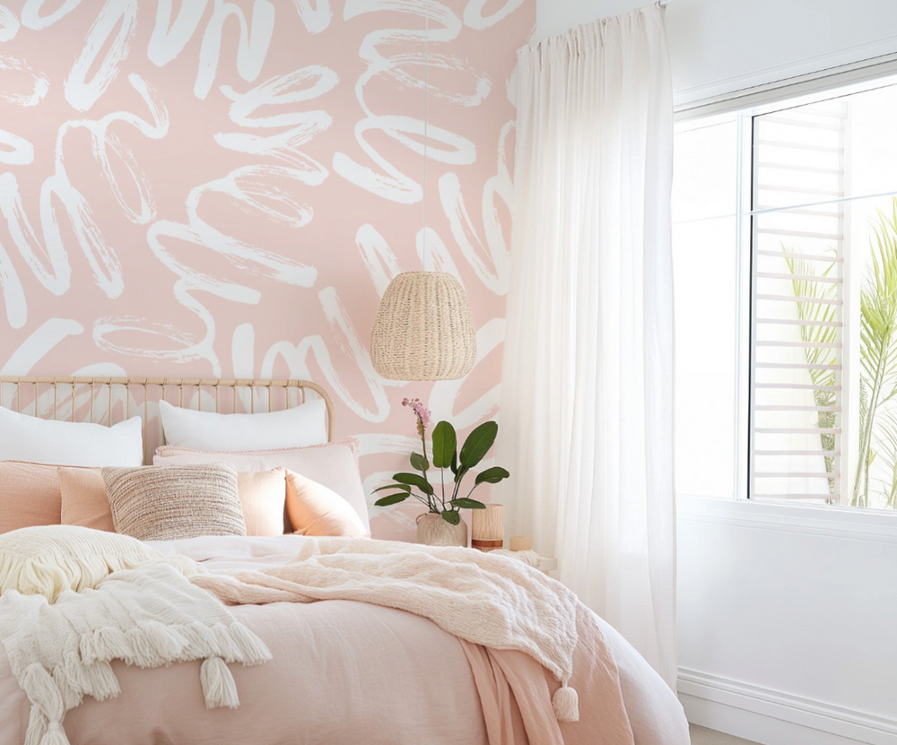 Pink Wallpaper Australia — Custom Sized | Olive et Oriel