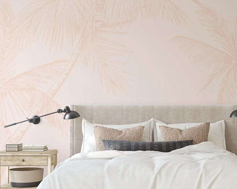 Buy Pink Wallpaper Online with Olive et Oriel. Removable wallpaper & wall decals Australia.
