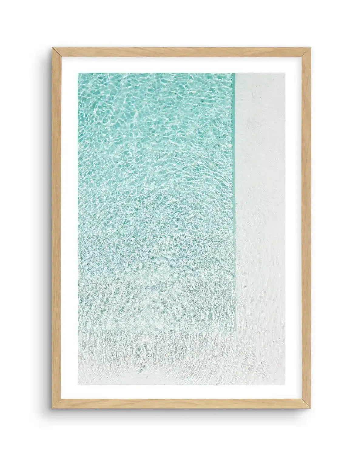 Pool Breeze Art Print-PRINT-Olive et Oriel-Olive et Oriel-A5 | 5.8" x 8.3" | 14.8 x 21cm-Oak-With White Border-Buy-Australian-Art-Prints-Online-with-Olive-et-Oriel-Your-Artwork-Specialists-Austrailia-Decorate-With-Coastal-Photo-Wall-Art-Prints-From-Our-Beach-House-Artwork-Collection-Fine-Poster-and-Framed-Artwork