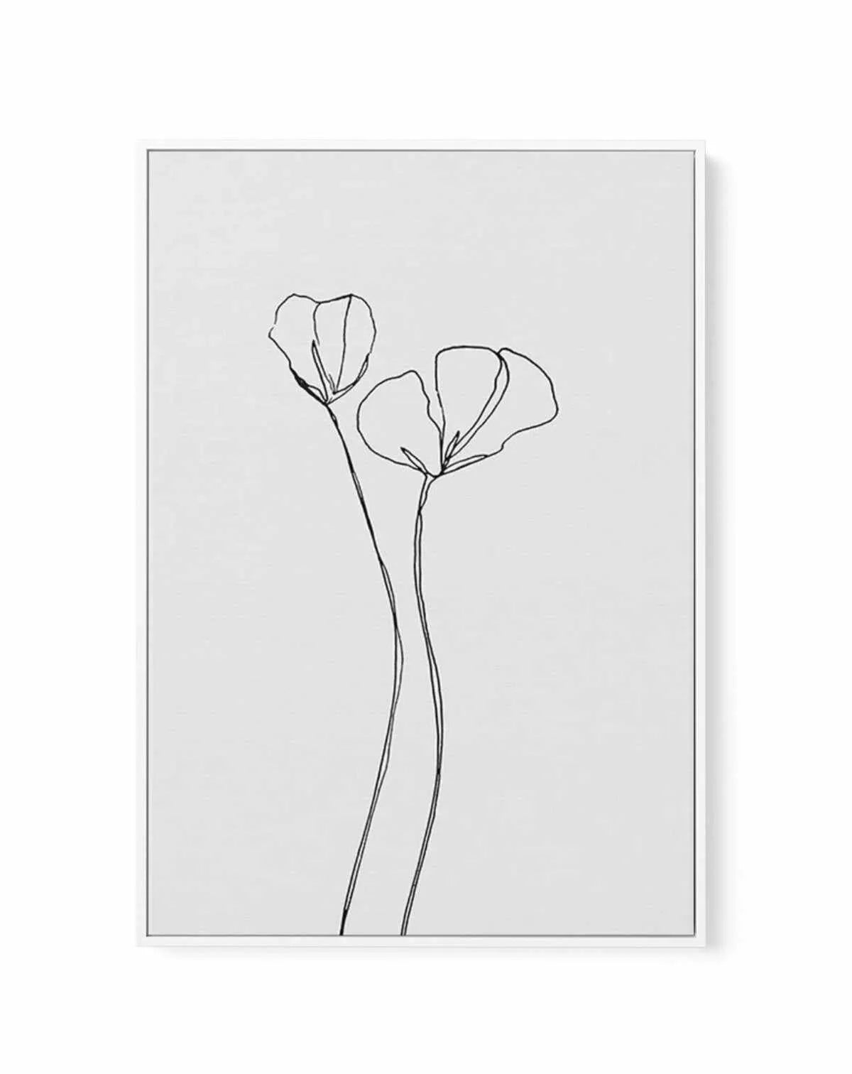 Poppy | Illustration | Framed Canvas-CANVAS-You can shop wall art online with Olive et Oriel for everything from abstract art to fun kids wall art. Our beautiful modern art prints and canvas art are available from large canvas prints to wall art paintings and our proudly Australian artwork collection offers only the highest quality framed large wall art and canvas art Australia - You can buy fashion photography prints or Hampton print posters and paintings on canvas from Olive et Oriel and have 