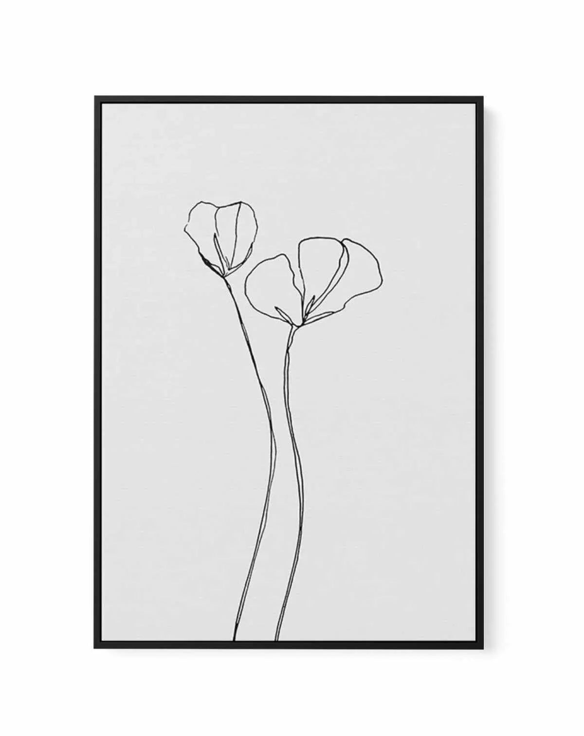 Poppy | Illustration | Framed Canvas-CANVAS-You can shop wall art online with Olive et Oriel for everything from abstract art to fun kids wall art. Our beautiful modern art prints and canvas art are available from large canvas prints to wall art paintings and our proudly Australian artwork collection offers only the highest quality framed large wall art and canvas art Australia - You can buy fashion photography prints or Hampton print posters and paintings on canvas from Olive et Oriel and have 