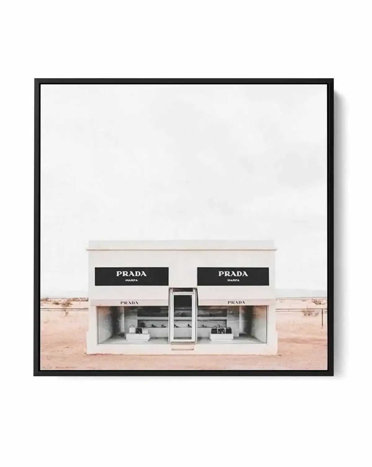 Prada Marfa | Texas SQ | Framed Canvas Art Print from Olive et Oriel where you can shop wallpaper and artworks online