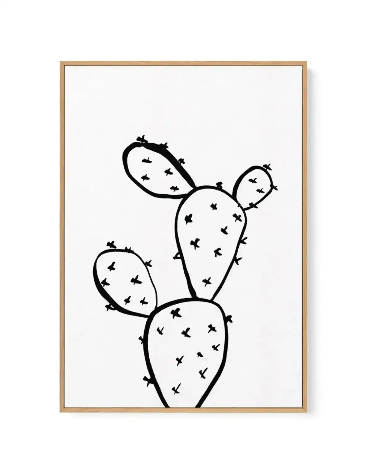 Prickly Pear Cactus | Framed Canvas-CANVAS-You can shop wall art online with Olive et Oriel for everything from abstract art to fun kids wall art. Our beautiful modern art prints and canvas art are available from large canvas prints to wall art paintings and our proudly Australian artwork collection offers only the highest quality framed large wall art and canvas art Australia - You can buy fashion photography prints or Hampton print posters and paintings on canvas from Olive et Oriel and have t