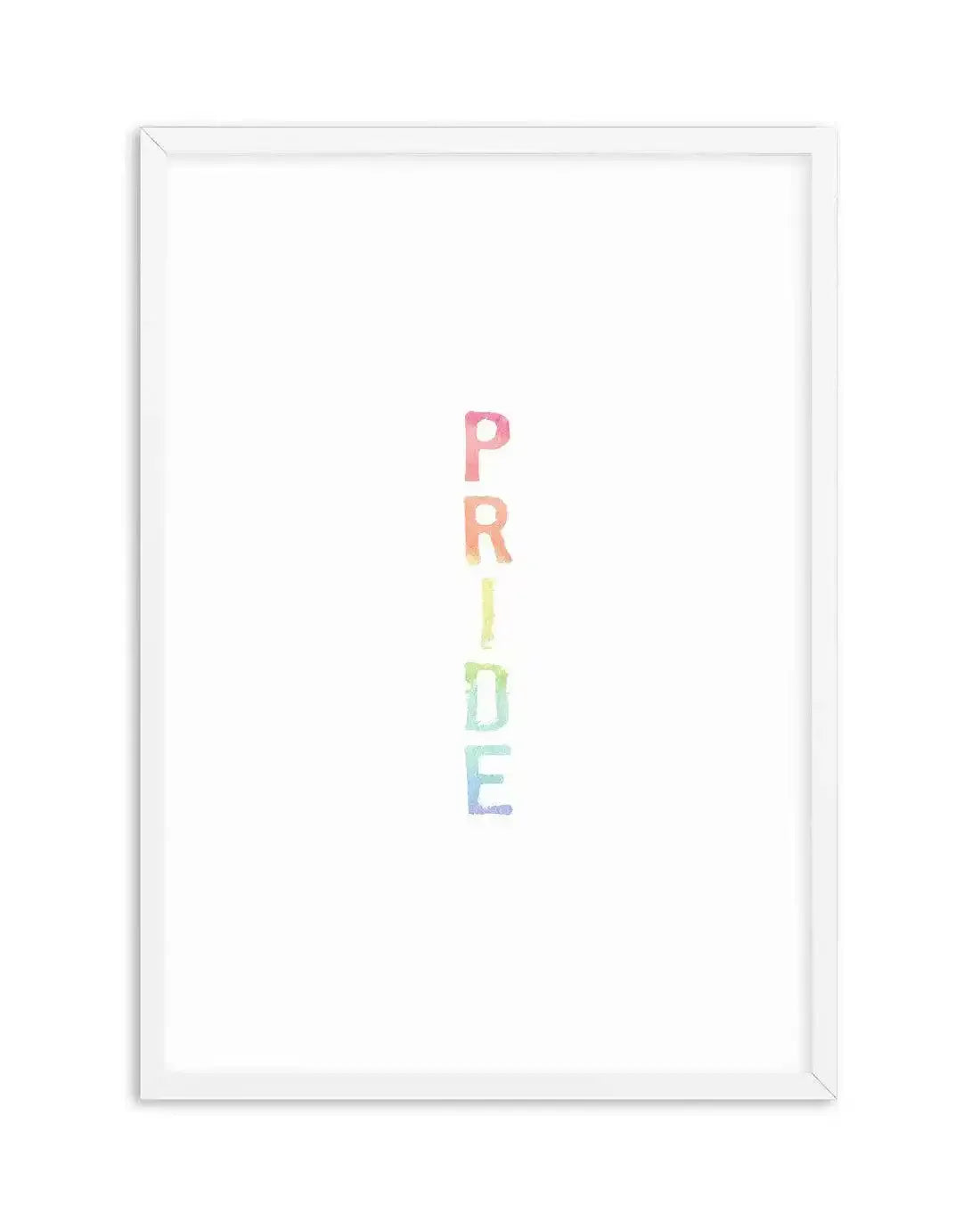 Pride | Rainbow Watercolour Art Print-PRINT-Olive et Oriel-Olive et Oriel-A5 | 5.8" x 8.3" | 14.8 x 21cm-White-With White Border-Buy-Australian-Art-Prints-Online-with-Olive-et-Oriel-Your-Artwork-Specialists-Austrailia-Decorate-With-Coastal-Photo-Wall-Art-Prints-From-Our-Beach-House-Artwork-Collection-Fine-Poster-and-Framed-Artwork