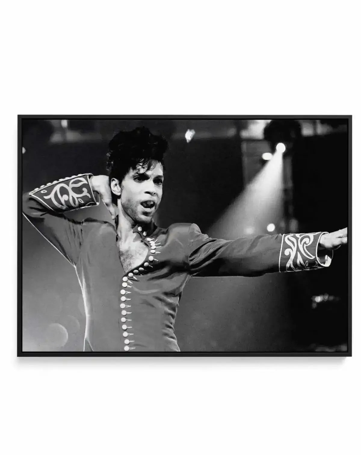 Prince | Tony Mott Collection | Framed Canvas-CANVAS-You can shop wall art online with Olive et Oriel for everything from abstract art to fun kids wall art. Our beautiful modern art prints and canvas art are available from large canvas prints to wall art paintings and our proudly Australian artwork collection offers only the highest quality framed large wall art and canvas art Australia - You can buy fashion photography prints or Hampton print posters and paintings on canvas from Olive et Oriel 