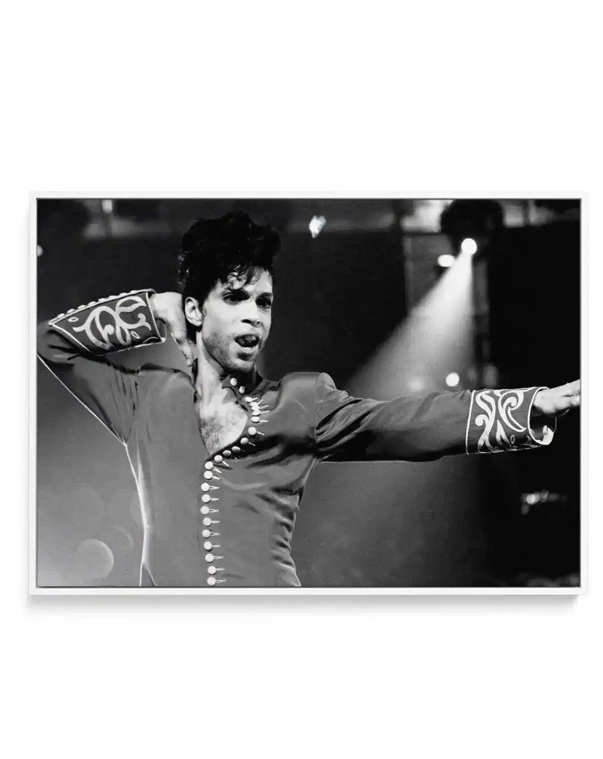 Prince | Tony Mott Collection | Framed Canvas-CANVAS-You can shop wall art online with Olive et Oriel for everything from abstract art to fun kids wall art. Our beautiful modern art prints and canvas art are available from large canvas prints to wall art paintings and our proudly Australian artwork collection offers only the highest quality framed large wall art and canvas art Australia - You can buy fashion photography prints or Hampton print posters and paintings on canvas from Olive et Oriel 