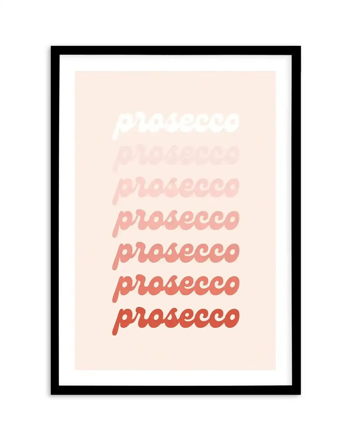 Prosecco Art Print-PRINT-Olive et Oriel-Olive et Oriel-A5 | 5.8" x 8.3" | 14.8 x 21cm-Black-With White Border-Buy-Australian-Art-Prints-Online-with-Olive-et-Oriel-Your-Artwork-Specialists-Austrailia-Decorate-With-Coastal-Photo-Wall-Art-Prints-From-Our-Beach-House-Artwork-Collection-Fine-Poster-and-Framed-Artwork