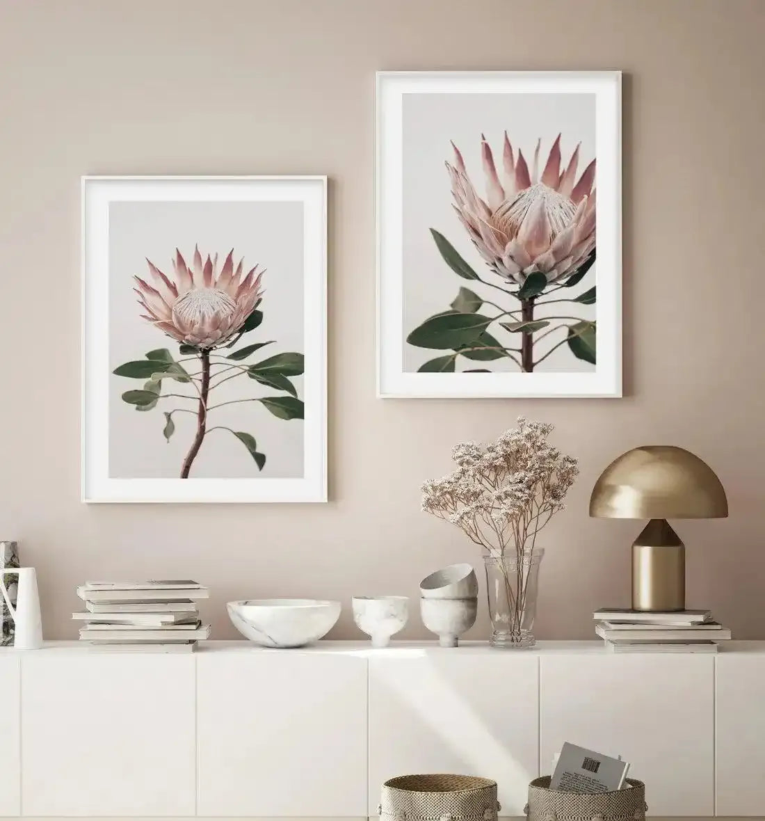 Protea in Overture II Art Print-PRINT-Olive et Oriel-Olive et Oriel-Buy-Australian-Art-Prints-Online-with-Olive-et-Oriel-Your-Artwork-Specialists-Austrailia-Decorate-With-Coastal-Photo-Wall-Art-Prints-From-Our-Beach-House-Artwork-Collection-Fine-Poster-and-Framed-Artwork