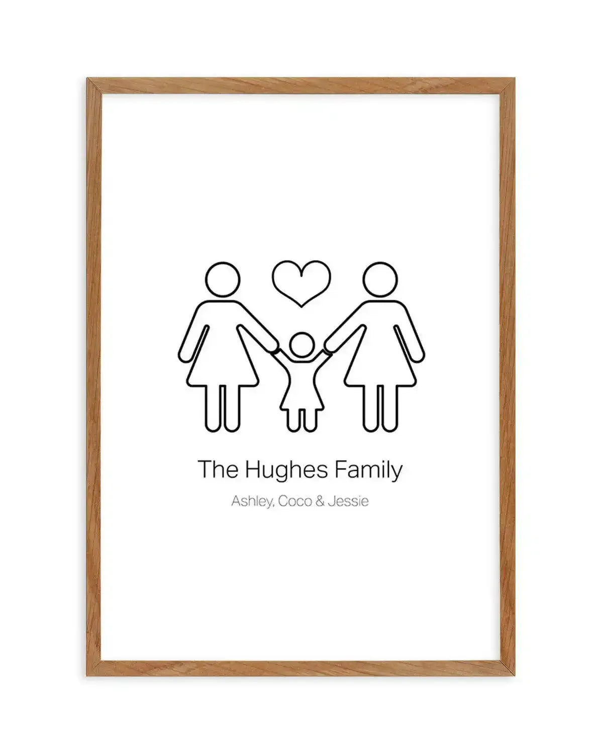 Proud Parents Art Print-PRINT-Olive et Oriel-Olive et Oriel-50x70 cm | 19.6" x 27.5"-Walnut-With White Border-Buy-Australian-Art-Prints-Online-with-Olive-et-Oriel-Your-Artwork-Specialists-Austrailia-Decorate-With-Coastal-Photo-Wall-Art-Prints-From-Our-Beach-House-Artwork-Collection-Fine-Poster-and-Framed-Artwork