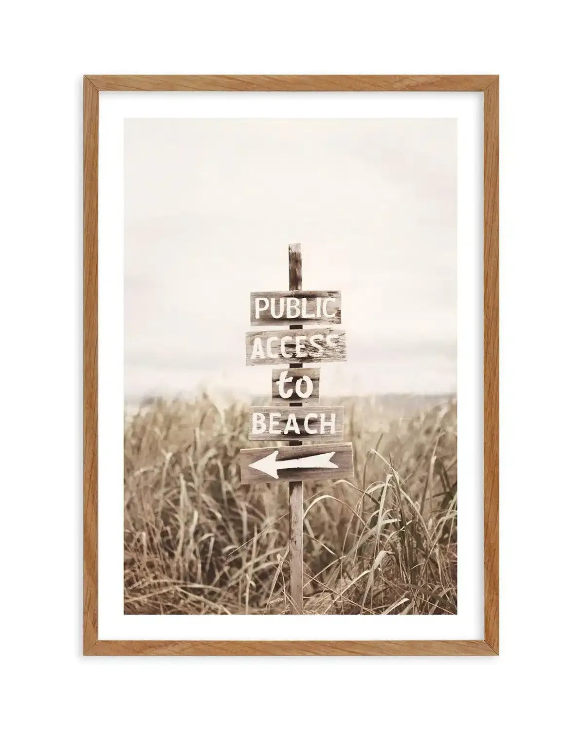 Public Access To Beach Art Print-PRINT-Olive et Oriel-Olive et Oriel-Buy-Australian-Art-Prints-Online-with-Olive-et-Oriel-Your-Artwork-Specialists-Austrailia-Decorate-With-Coastal-Photo-Wall-Art-Prints-From-Our-Beach-House-Artwork-Collection-Fine-Poster-and-Framed-Artwork