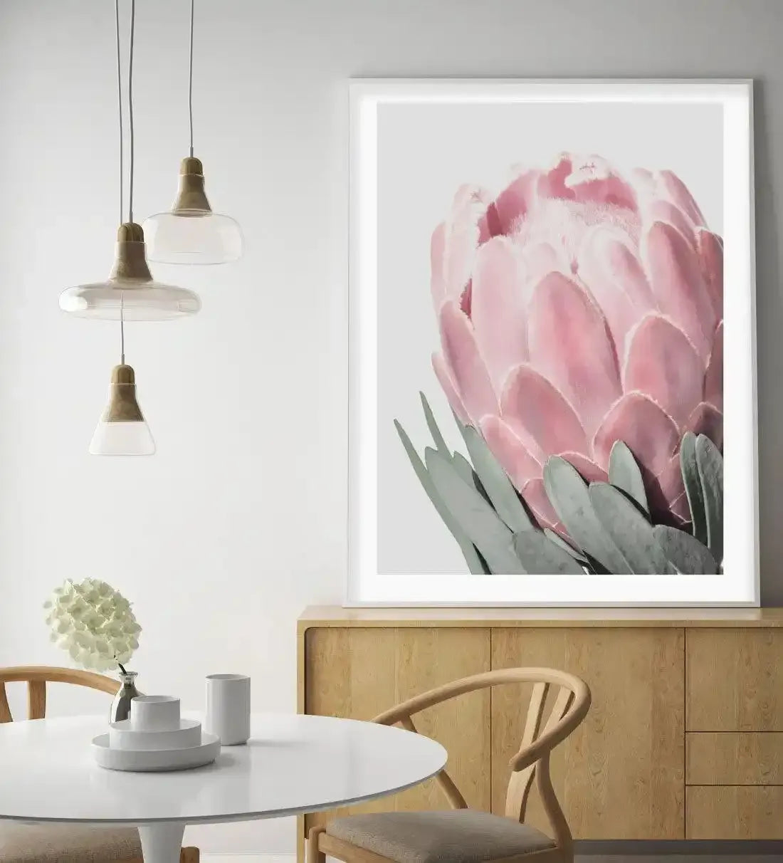 Queen Protea Art Print-PRINT-Olive et Oriel-Olive et Oriel-Buy-Australian-Art-Prints-Online-with-Olive-et-Oriel-Your-Artwork-Specialists-Austrailia-Decorate-With-Coastal-Photo-Wall-Art-Prints-From-Our-Beach-House-Artwork-Collection-Fine-Poster-and-Framed-Artwork
