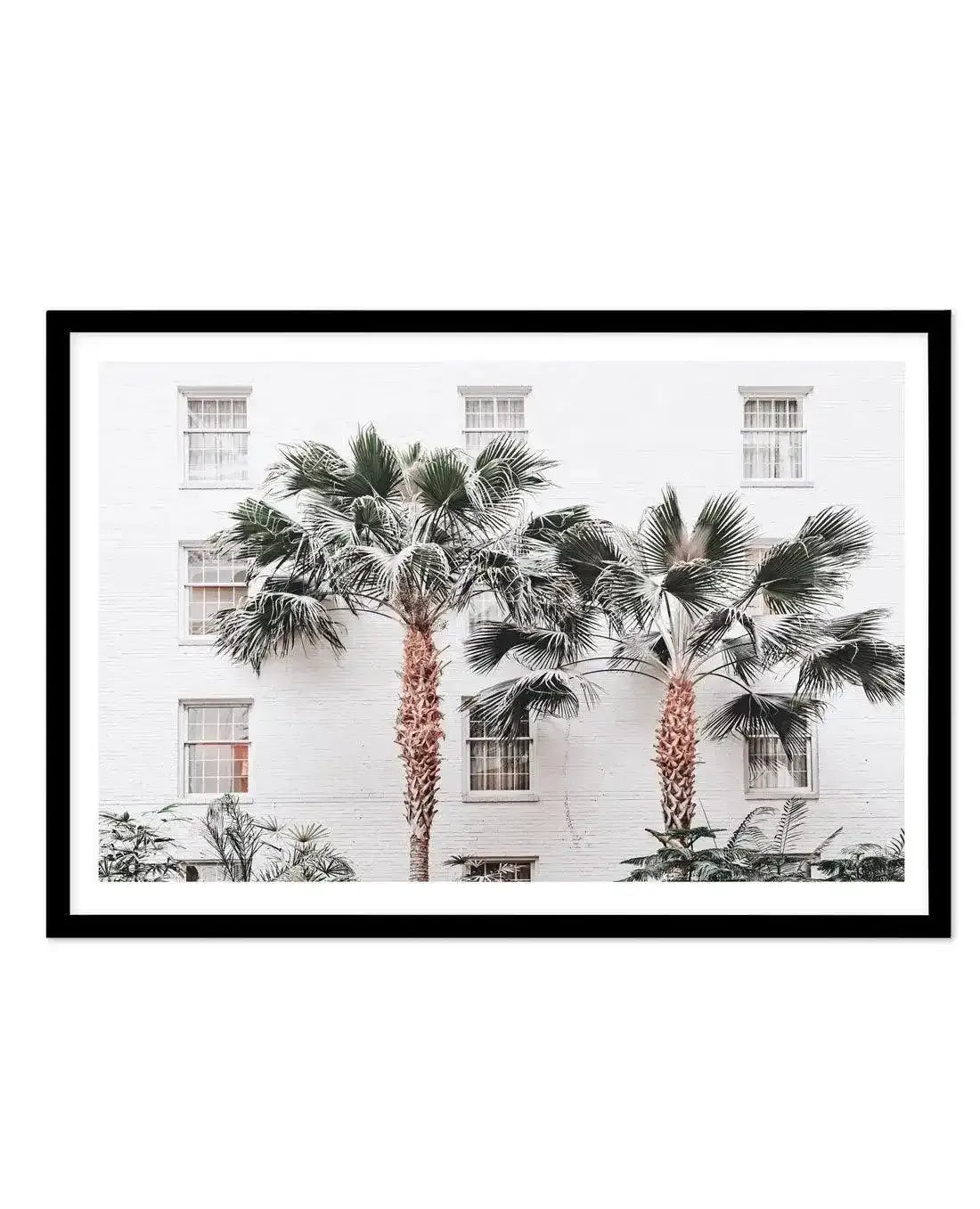 Resort de Palmas Art Print-PRINT-Olive et Oriel-Olive et Oriel-A4 | 8.3" x 11.7" | 21 x 29.7cm-Black-With White Border-Buy-Australian-Art-Prints-Online-with-Olive-et-Oriel-Your-Artwork-Specialists-Austrailia-Decorate-With-Coastal-Photo-Wall-Art-Prints-From-Our-Beach-House-Artwork-Collection-Fine-Poster-and-Framed-Artwork