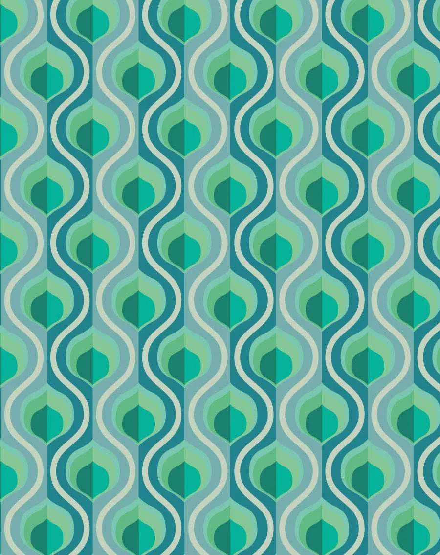Retro Fun Wallpaper - Olive et Oriel