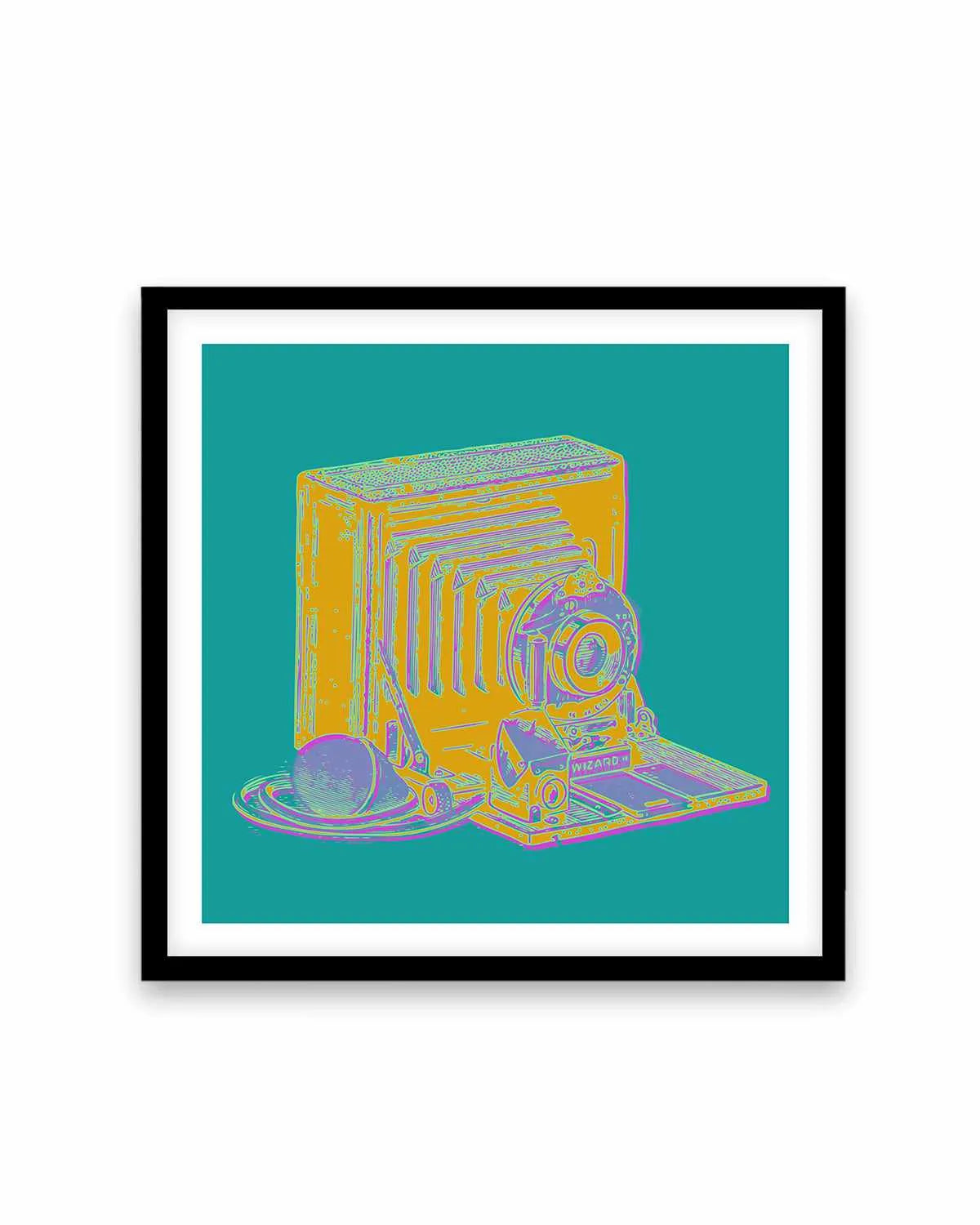 Retro Pop Art Print from Olive et Oriel where you can shop wallpaper and artworks online