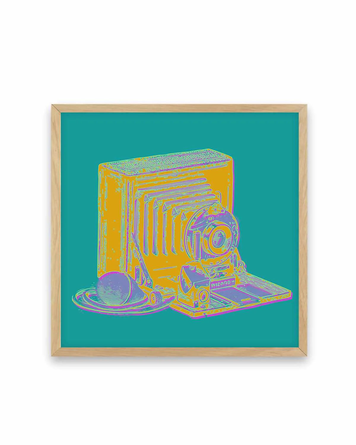 Retro Pop Art Print from Olive et Oriel where you can shop wallpaper and artworks online