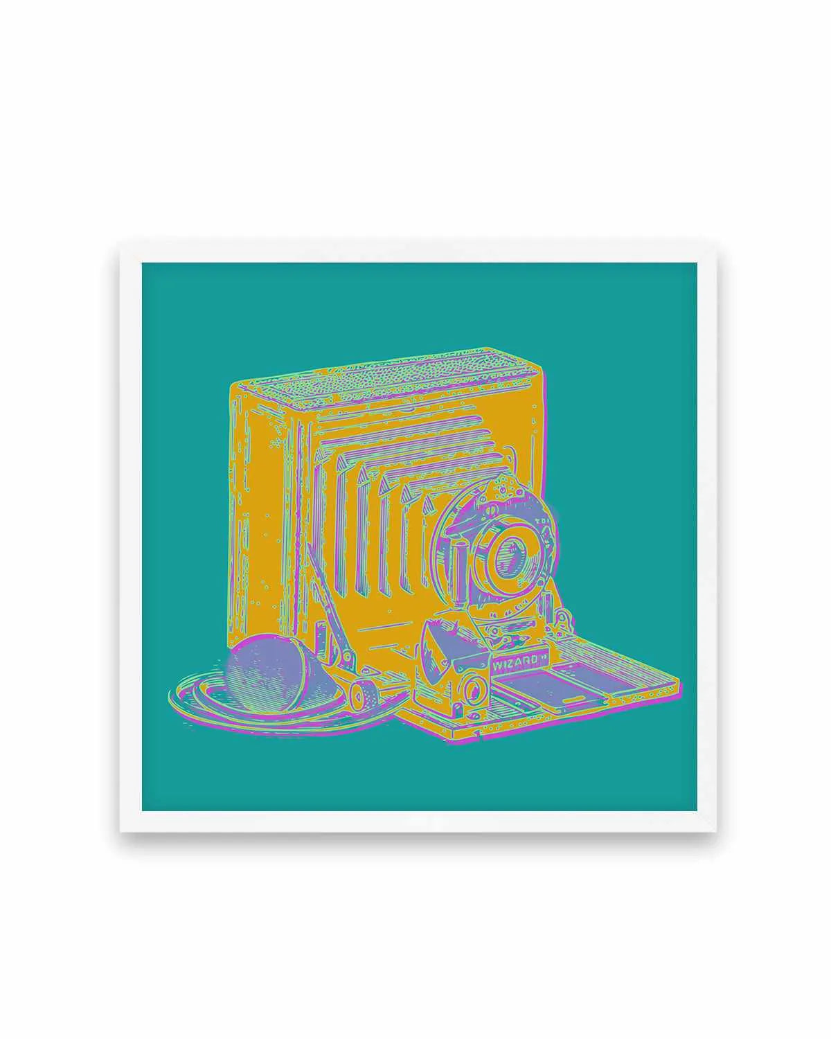 Retro Pop Art Print from Olive et Oriel where you can shop wallpaper and artworks online