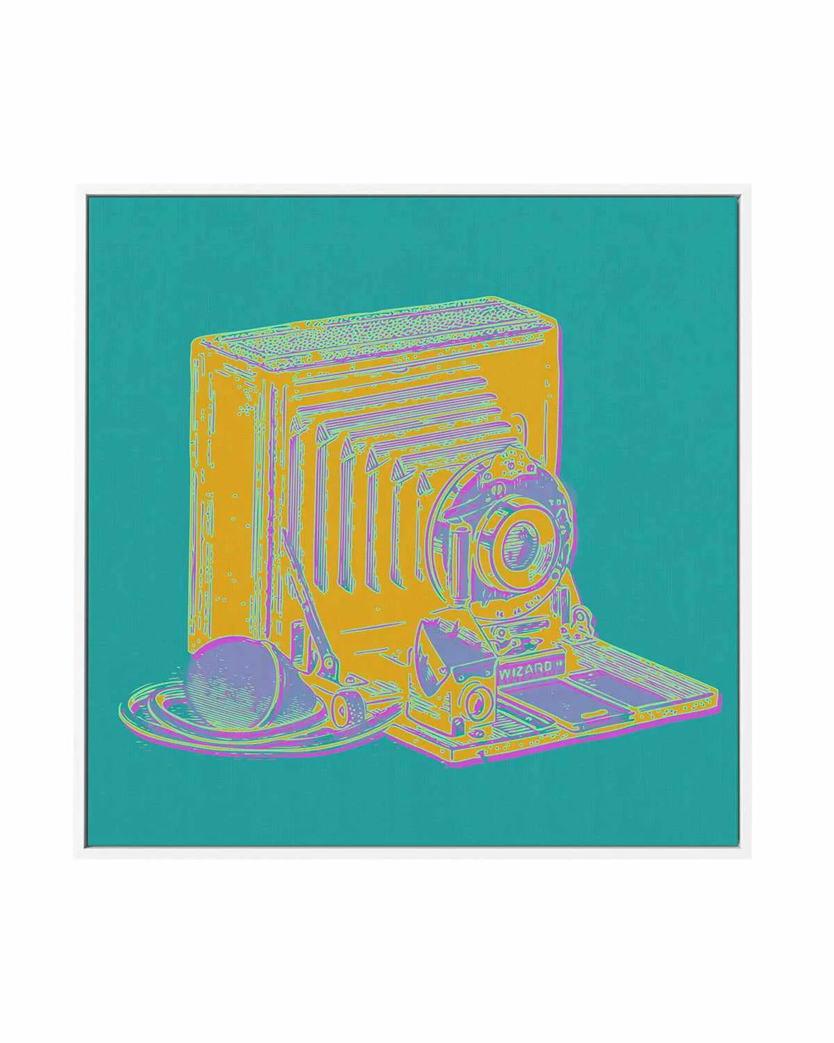 Retro Pop | Framed Canvas Art Print from Olive et Oriel where you can shop wallpaper and artworks online