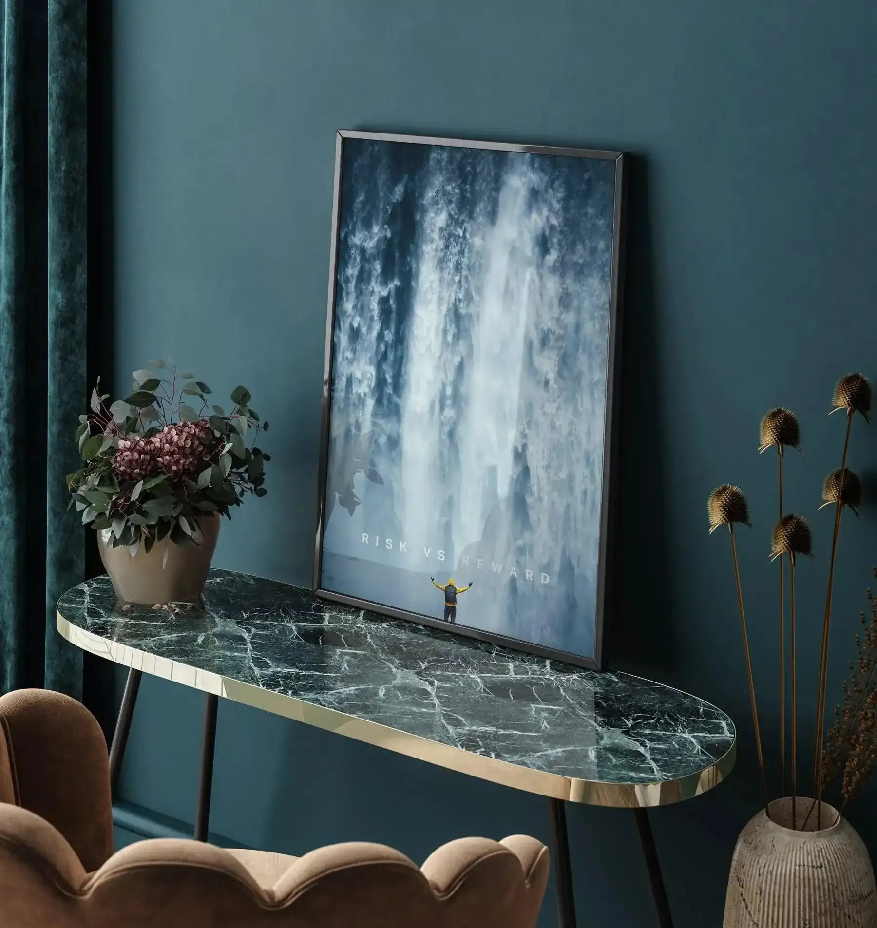 Risk Vs Reward Art Print-PRINT-Olive et Oriel-Olive et Oriel-Buy-Australian-Art-Prints-Online-with-Olive-et-Oriel-Your-Artwork-Specialists-Austrailia-Decorate-With-Coastal-Photo-Wall-Art-Prints-From-Our-Beach-House-Artwork-Collection-Fine-Poster-and-Framed-Artwork