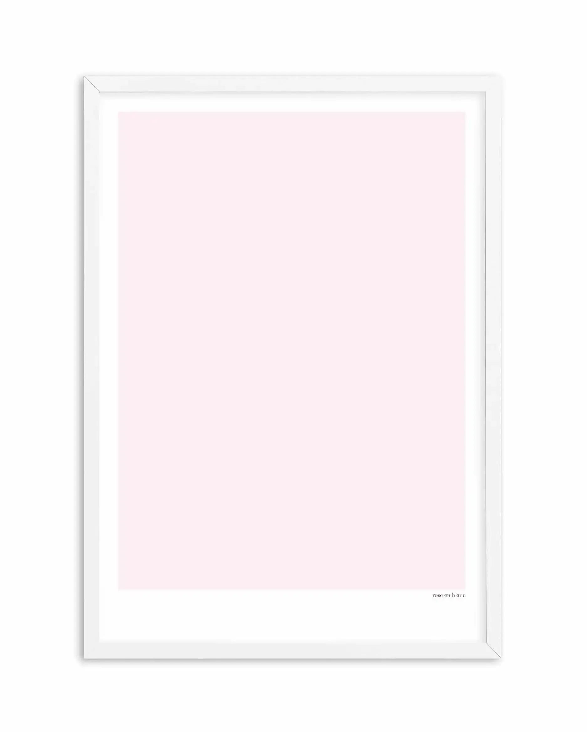 Rose en Blanc Art Print-PRINT-Olive et Oriel-Olive et Oriel-A5 | 5.8" x 8.3" | 14.8 x 21cm-White-With White Border-Buy-Australian-Art-Prints-Online-with-Olive-et-Oriel-Your-Artwork-Specialists-Austrailia-Decorate-With-Coastal-Photo-Wall-Art-Prints-From-Our-Beach-House-Artwork-Collection-Fine-Poster-and-Framed-Artwork