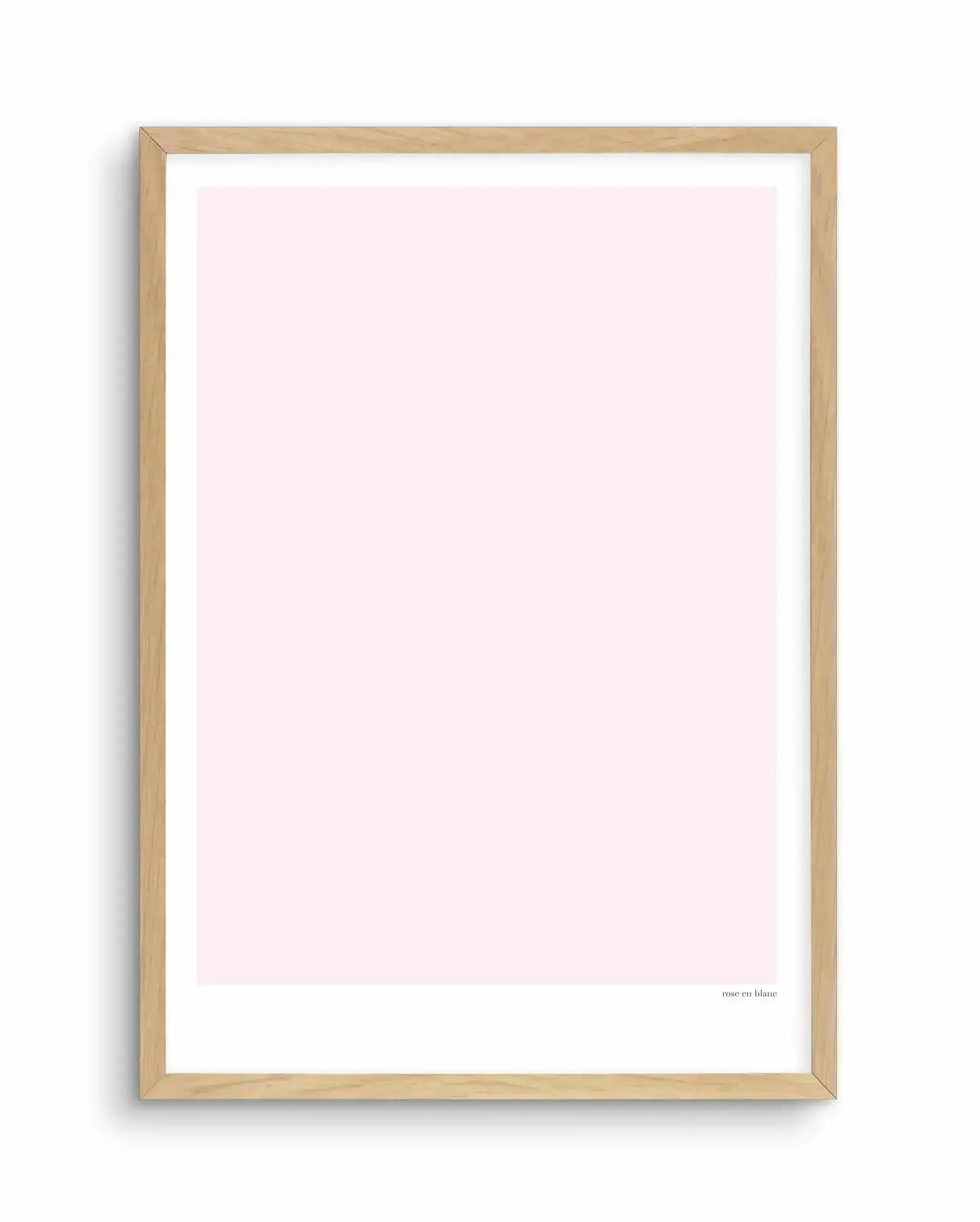 Rose en Blanc Art Print-PRINT-Olive et Oriel-Olive et Oriel-A5 | 5.8" x 8.3" | 14.8 x 21cm-Oak-With White Border-Buy-Australian-Art-Prints-Online-with-Olive-et-Oriel-Your-Artwork-Specialists-Austrailia-Decorate-With-Coastal-Photo-Wall-Art-Prints-From-Our-Beach-House-Artwork-Collection-Fine-Poster-and-Framed-Artwork