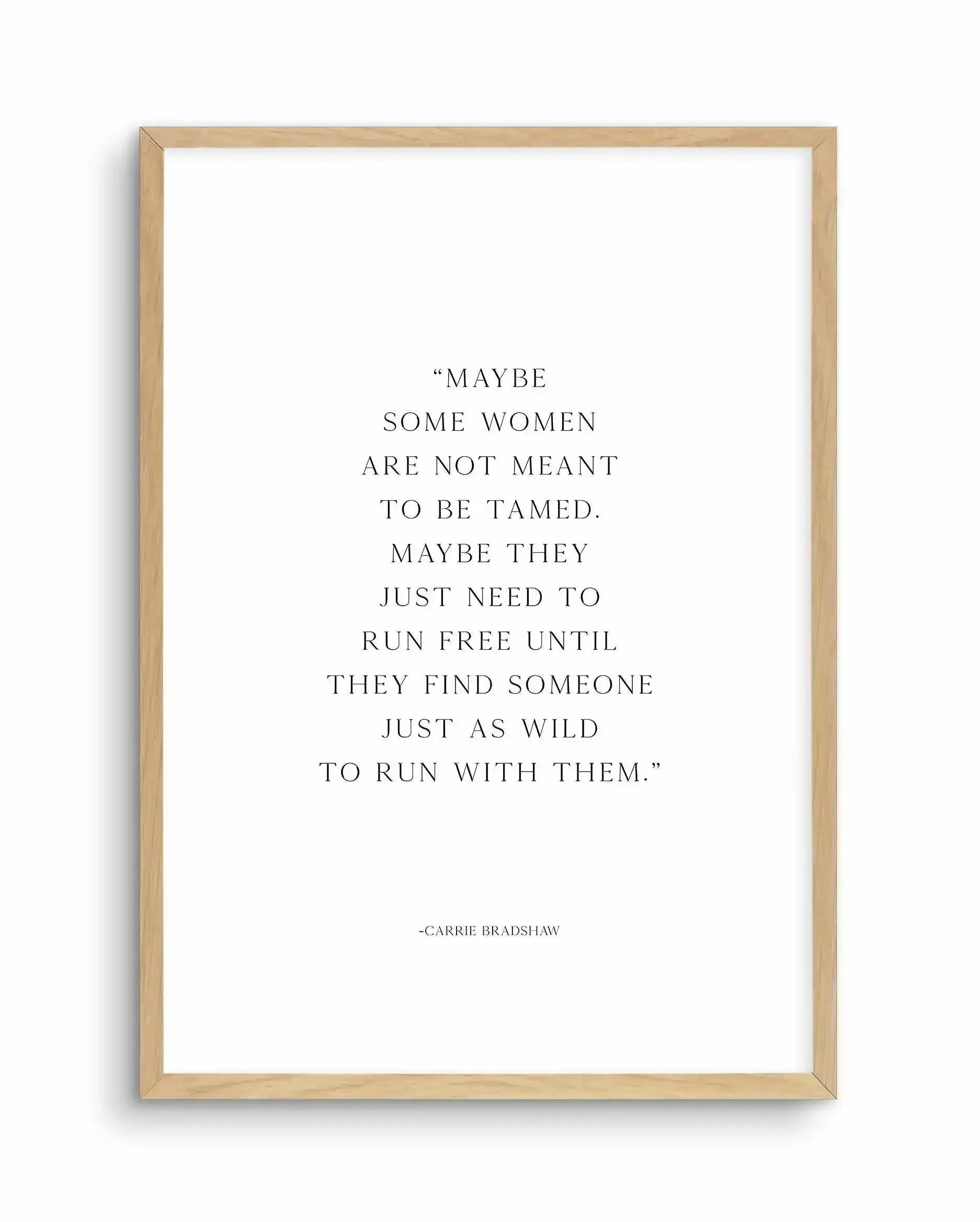 Run Free Art Print-PRINT-Olive et Oriel-Olive et Oriel-A5 | 5.8" x 8.3" | 14.8 x 21cm-Oak-With White Border-Buy-Australian-Art-Prints-Online-with-Olive-et-Oriel-Your-Artwork-Specialists-Austrailia-Decorate-With-Coastal-Photo-Wall-Art-Prints-From-Our-Beach-House-Artwork-Collection-Fine-Poster-and-Framed-Artwork