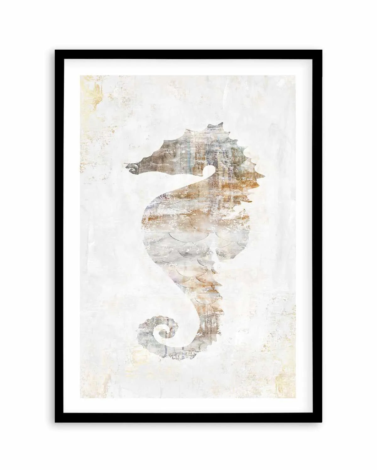 Rustic Seahorse Art Print from Olive et Oriel where you can shop wallpaper and artworks online