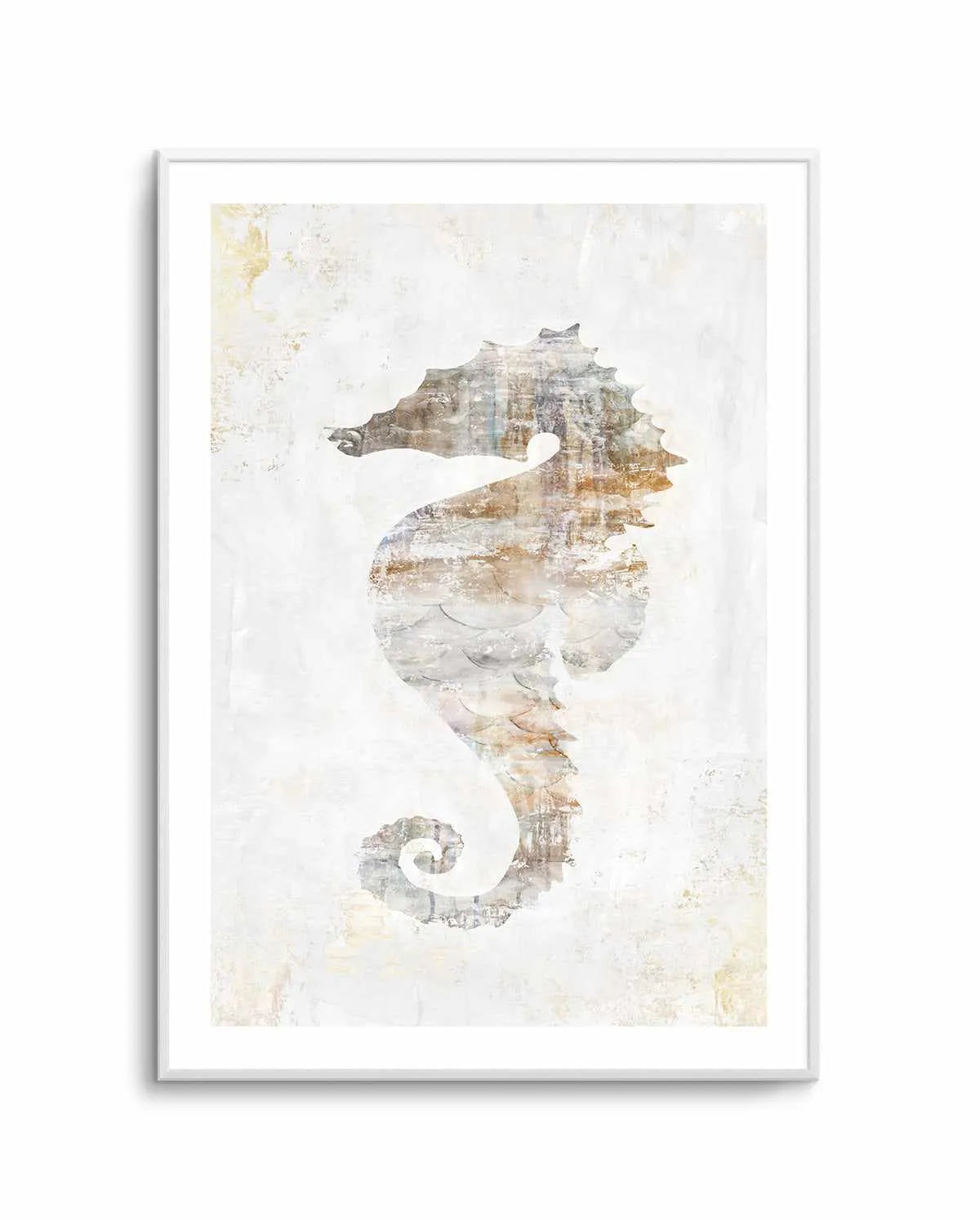 Rustic Seahorse Art Print from Olive et Oriel where you can shop wallpaper and artworks online