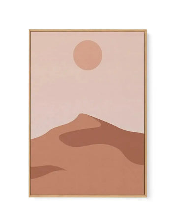 Sahara Sunset | Framed Canvas-CANVAS-You can shop wall art online with Olive et Oriel for everything from abstract art to fun kids wall art. Our beautiful modern art prints and canvas art are available from large canvas prints to wall art paintings and our proudly Australian artwork collection offers only the highest quality framed large wall art and canvas art Australia - You can buy fashion photography prints or Hampton print posters and paintings on canvas from Olive et Oriel and have them de