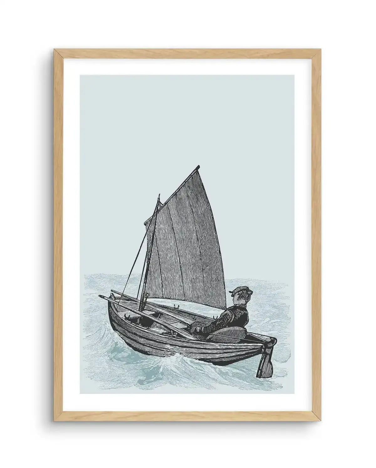 Sailing | 2 Colour Options Art Print-PRINT-Olive et Oriel-Olive et Oriel-Buy-Australian-Art-Prints-Online-with-Olive-et-Oriel-Your-Artwork-Specialists-Austrailia-Decorate-With-Coastal-Photo-Wall-Art-Prints-From-Our-Beach-House-Artwork-Collection-Fine-Poster-and-Framed-Artwork