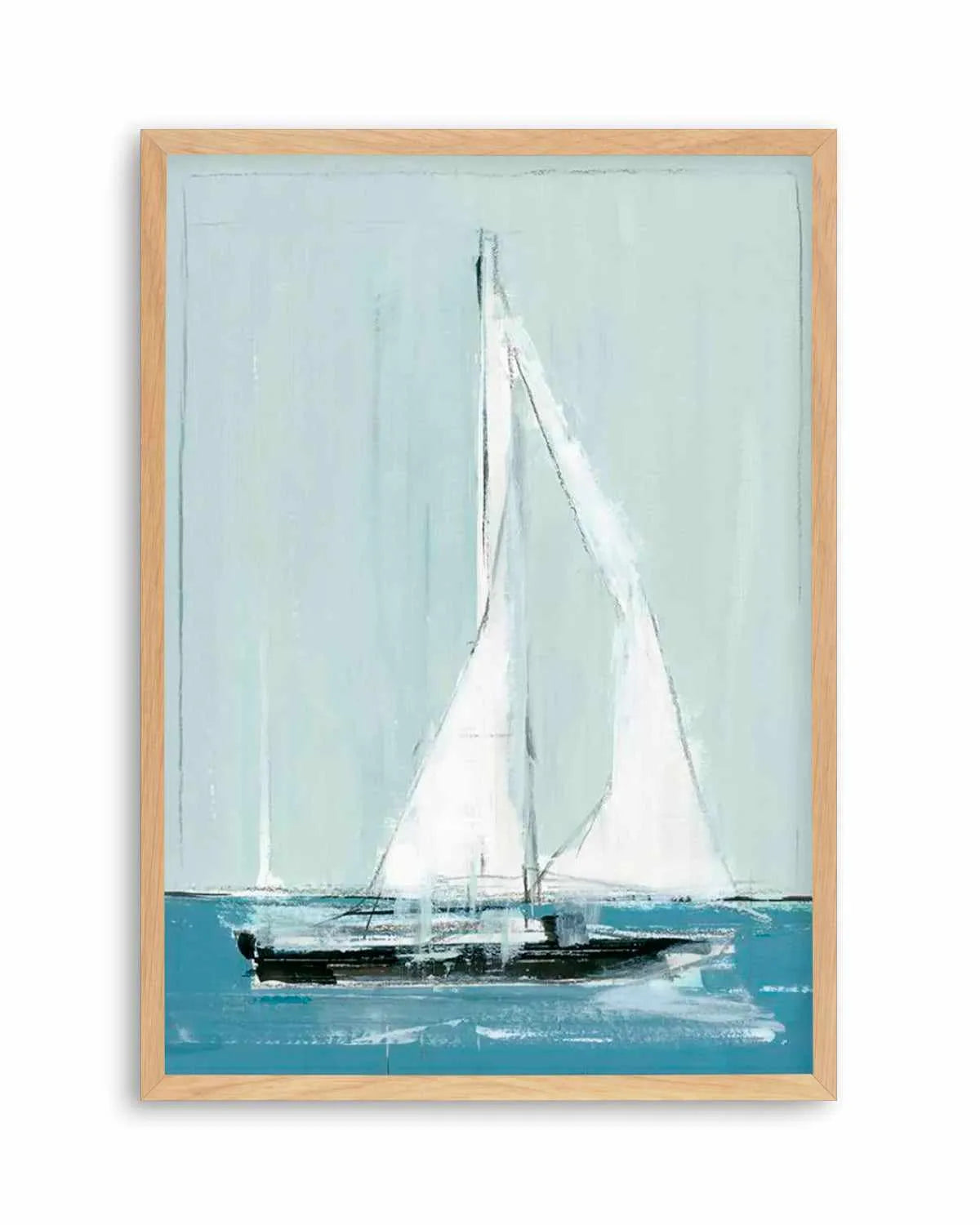 Sailing I Art Print from Olive et Oriel where you can shop wallpaper and artworks online