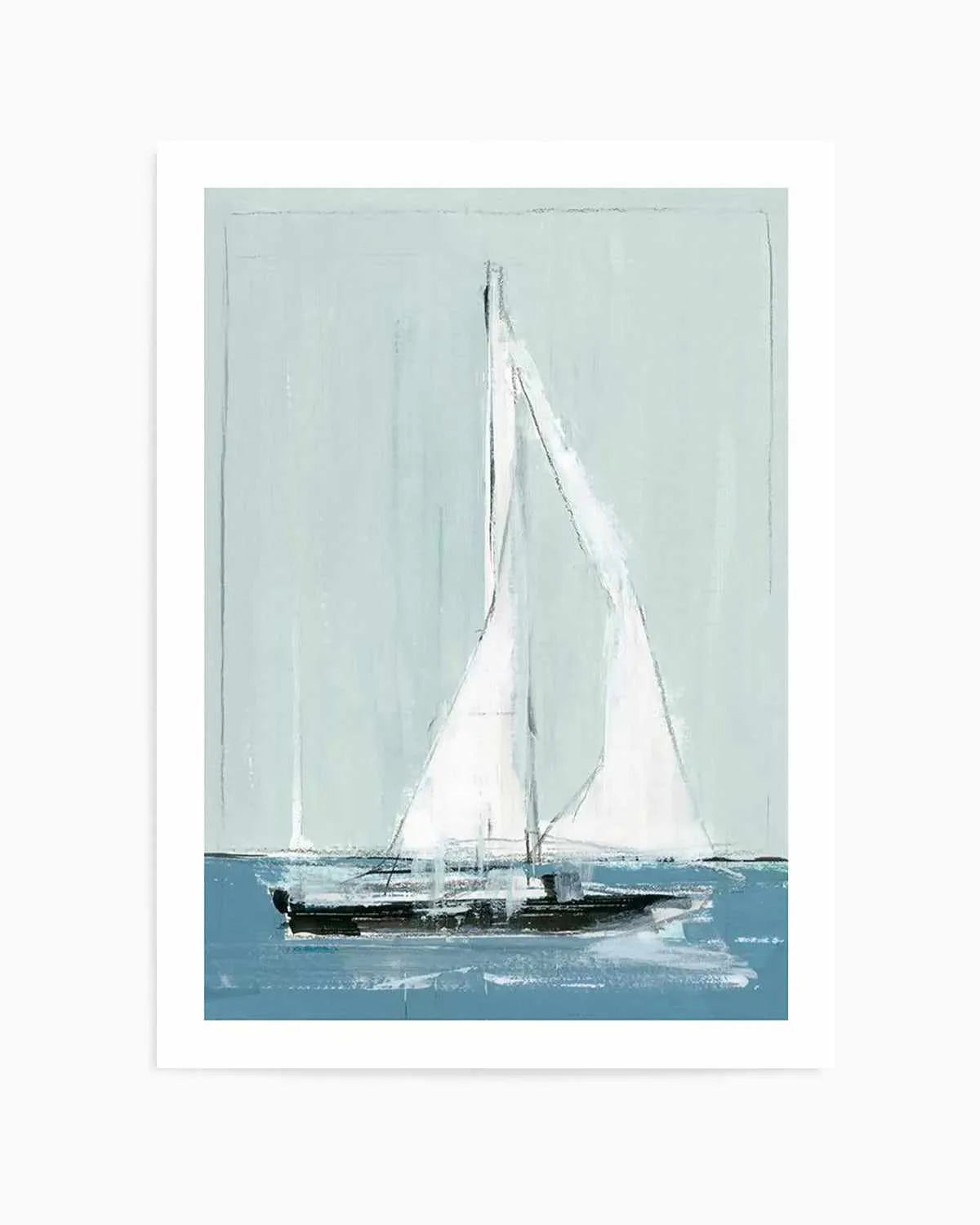Sailing I Art Print from Olive et Oriel where you can shop wallpaper and artworks online