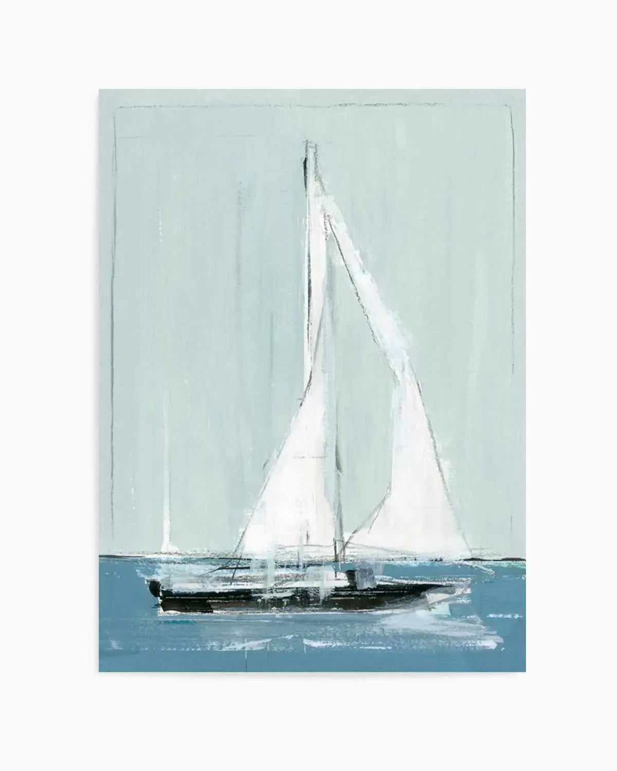 Sailing I Art Print from Olive et Oriel where you can shop wallpaper and artworks online