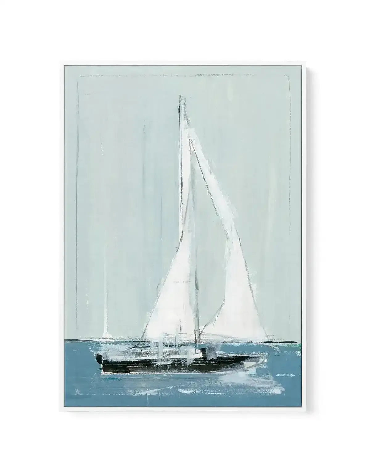 Sailing I | Framed Canvas-CANVAS-You can shop wall art online with Olive et Oriel for everything from abstract art to fun kids wall art. Our beautiful modern art prints and canvas art are available from large canvas prints to wall art paintings and our proudly Australian artwork collection offers only the highest quality framed large wall art and canvas art Australia - You can buy fashion photography prints or Hampton print posters and paintings on canvas from Olive et Oriel and have them delive