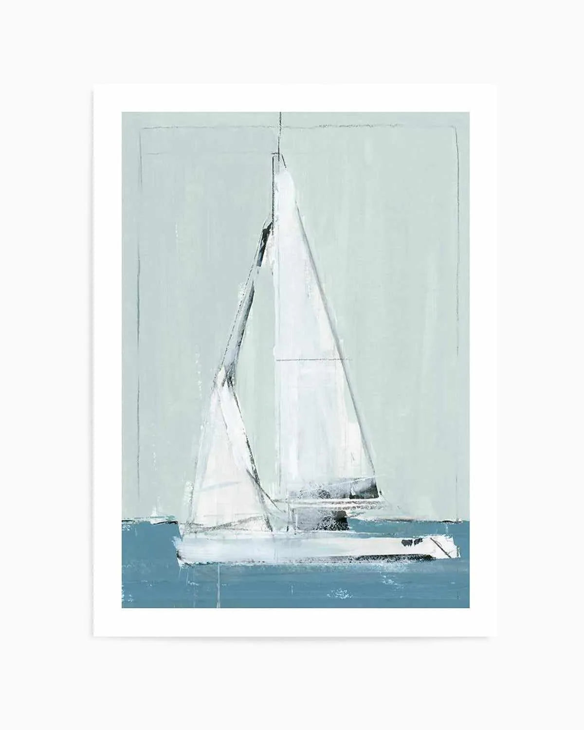 Sailing II Art Print from Olive et Oriel where you can shop wallpaper and artworks online