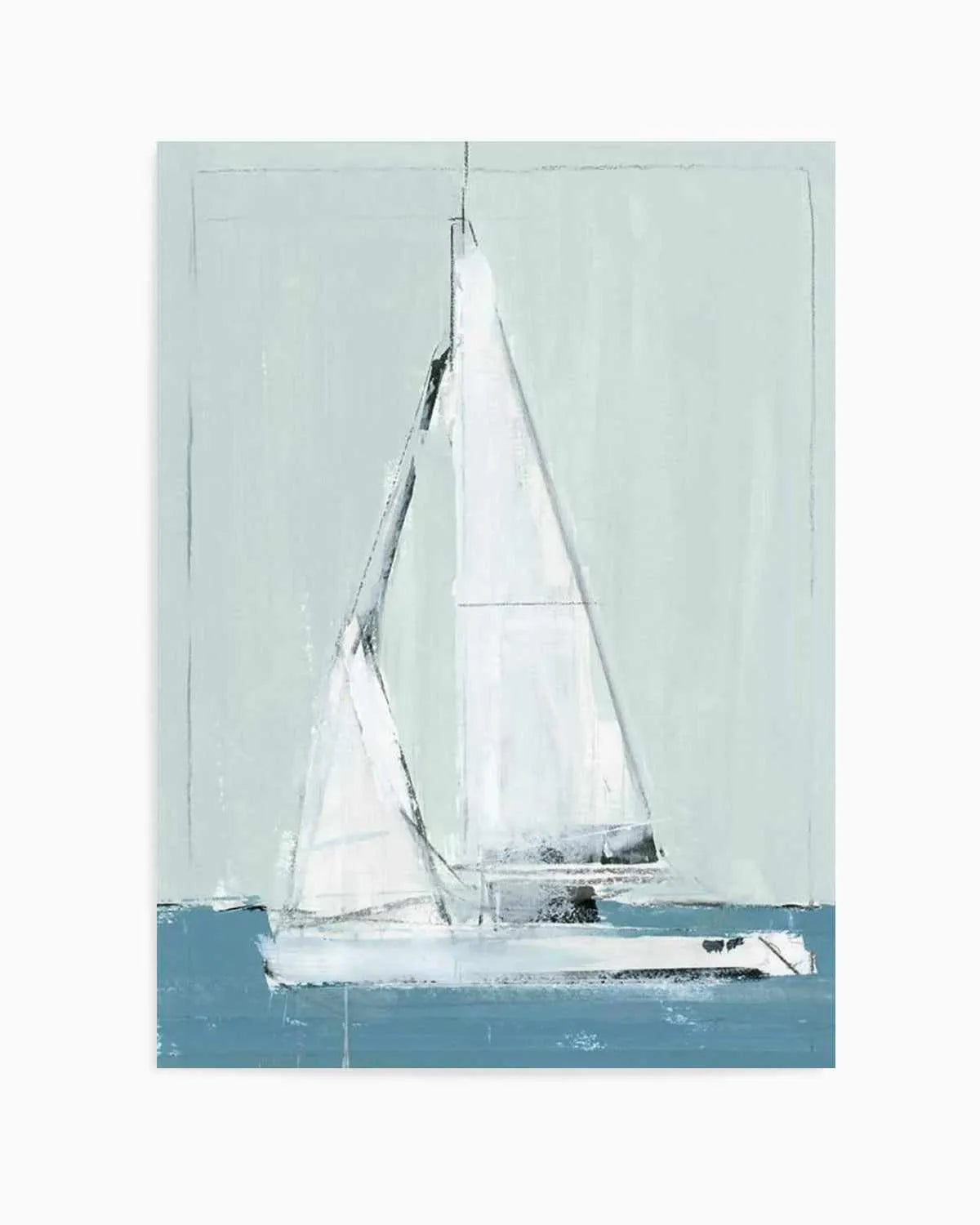 Sailing II Art Print from Olive et Oriel where you can shop wallpaper and artworks online