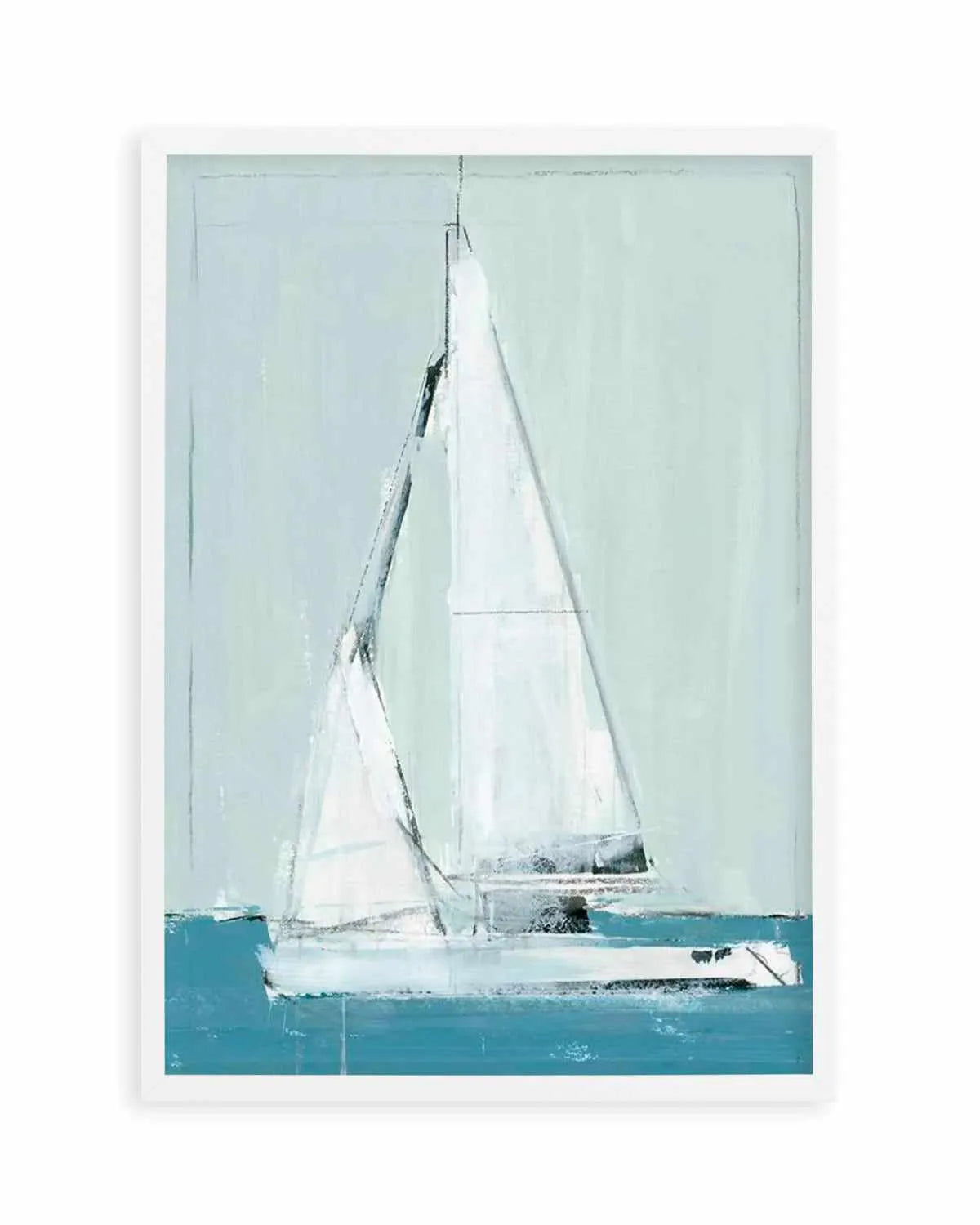 Sailing II Art Print from Olive et Oriel where you can shop wallpaper and artworks online