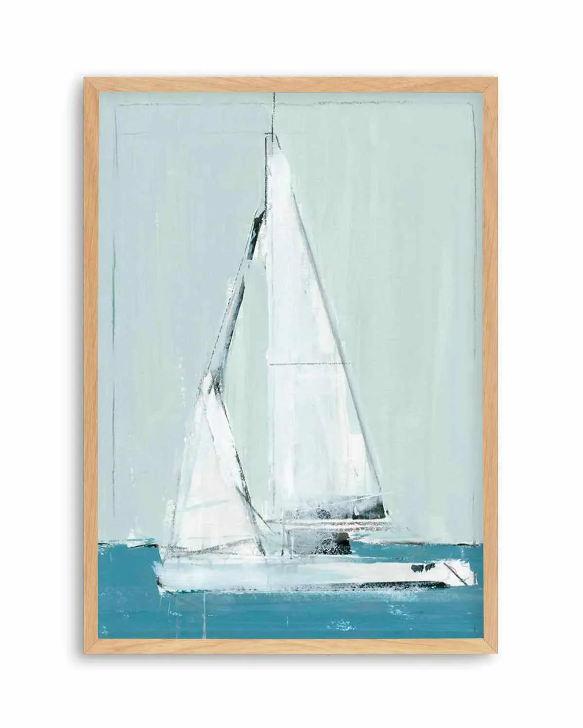 Sailing II Art Print from Olive et Oriel where you can shop wallpaper and artworks online