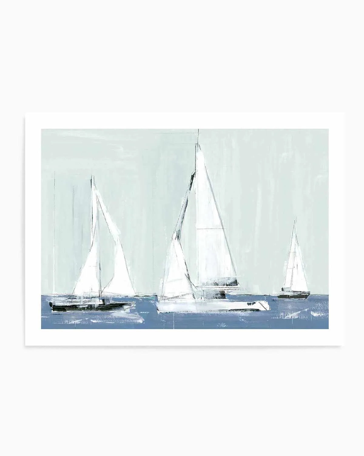 Sailing III Art Print from Olive et Oriel where you can shop wallpaper and artworks online