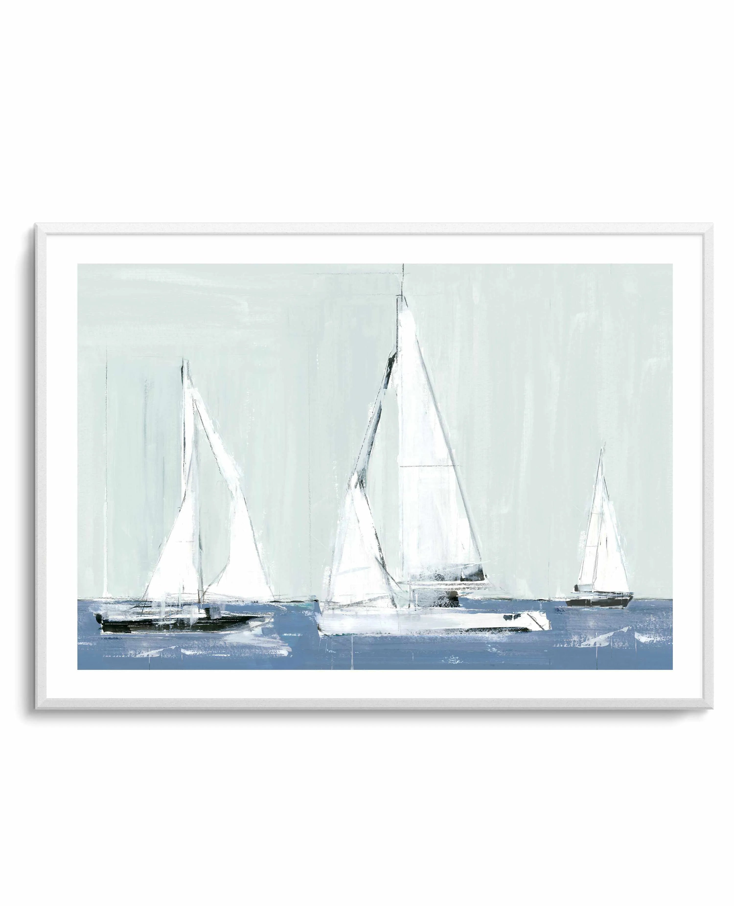Sailing III Art Print from Olive et Oriel where you can shop wallpaper and artworks online