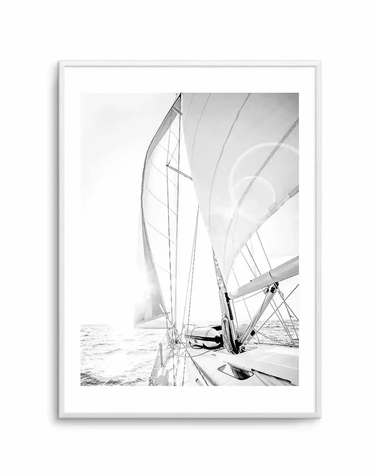 Sailing to the Sunset Art Print-PRINT-Olive et Oriel-Olive et Oriel-A5 | 5.8" x 8.3" | 14.8 x 21cm-Unframed Art Print-With White Border-Buy-Australian-Art-Prints-Online-with-Olive-et-Oriel-Your-Artwork-Specialists-Austrailia-Decorate-With-Coastal-Photo-Wall-Art-Prints-From-Our-Beach-House-Artwork-Collection-Fine-Poster-and-Framed-Artwork