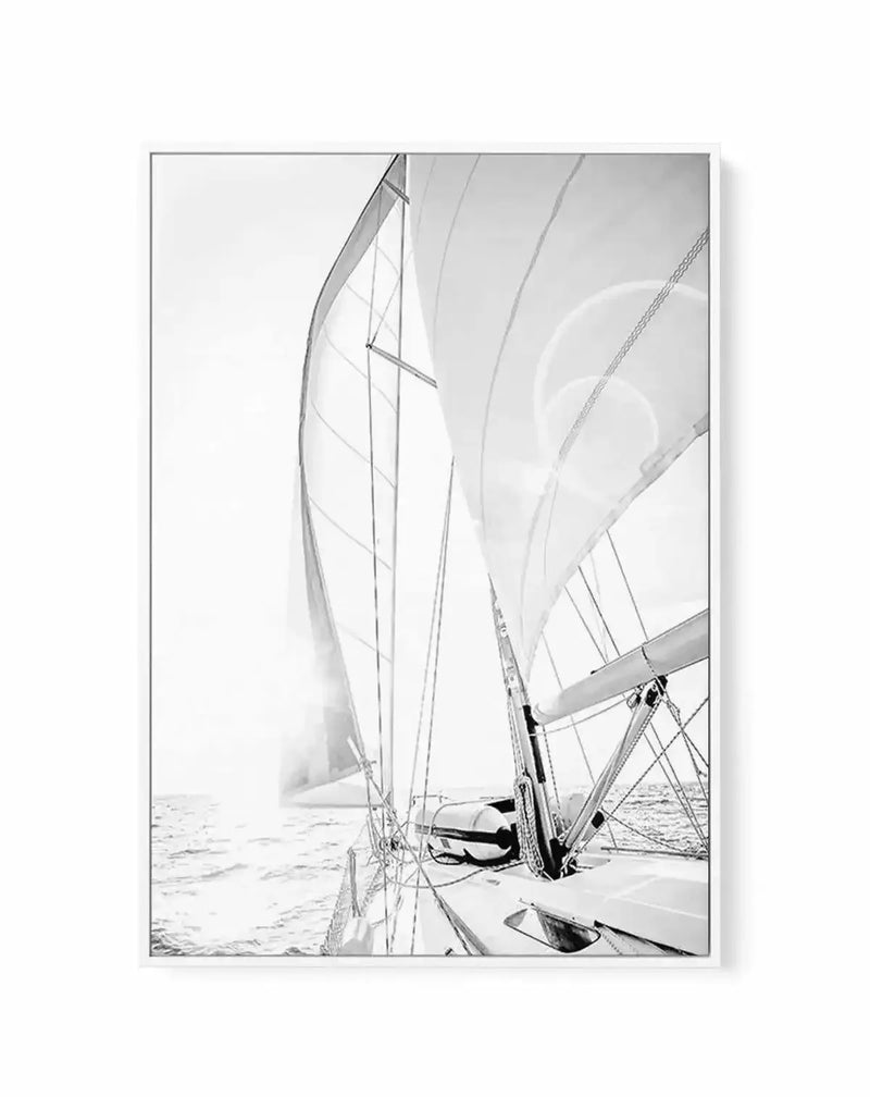 Sailing to the Sunset | Framed Canvas-CANVAS-You can shop wall art online with Olive et Oriel for everything from abstract art to fun kids wall art. Our beautiful modern art prints and canvas art are available from large canvas prints to wall art paintings and our proudly Australian artwork collection offers only the highest quality framed large wall art and canvas art Australia - You can buy fashion photography prints or Hampton print posters and paintings on canvas from Olive et Oriel and have