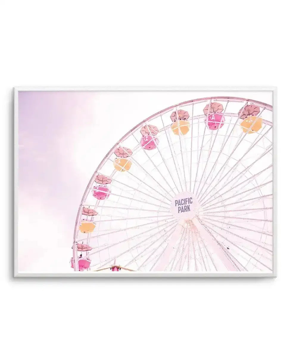 Santa Monica Fun | LS Art Print-PRINT-Olive et Oriel-Olive et Oriel-A4 | 8.3" x 11.7" | 21 x 29.7cm-Unframed Art Print-With White Border-Buy-Australian-Art-Prints-Online-with-Olive-et-Oriel-Your-Artwork-Specialists-Austrailia-Decorate-With-Coastal-Photo-Wall-Art-Prints-From-Our-Beach-House-Artwork-Collection-Fine-Poster-and-Framed-Artwork