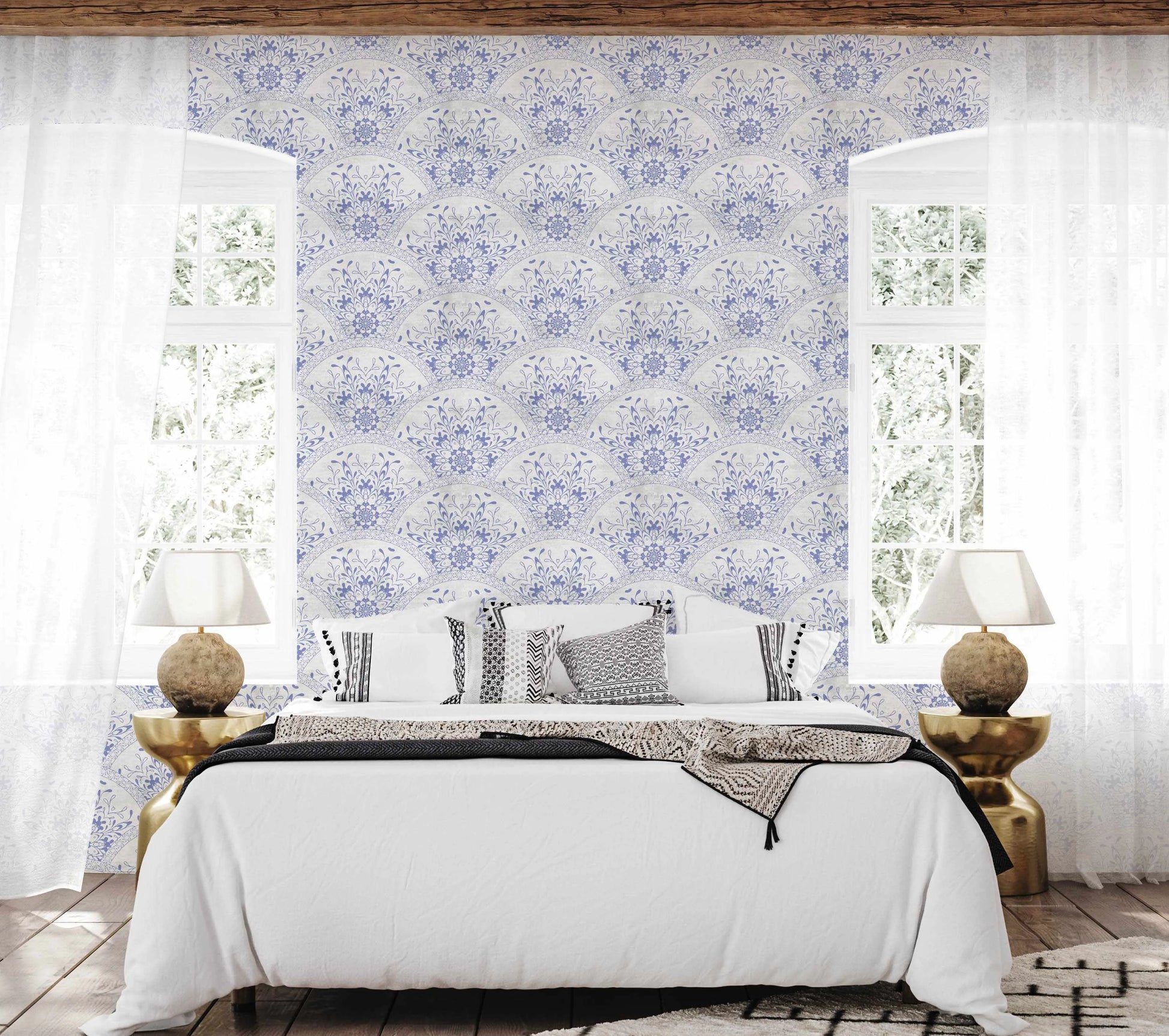 Fine China Wallpaper from Olive et Oriel where you can shop wallpaper and artworks online