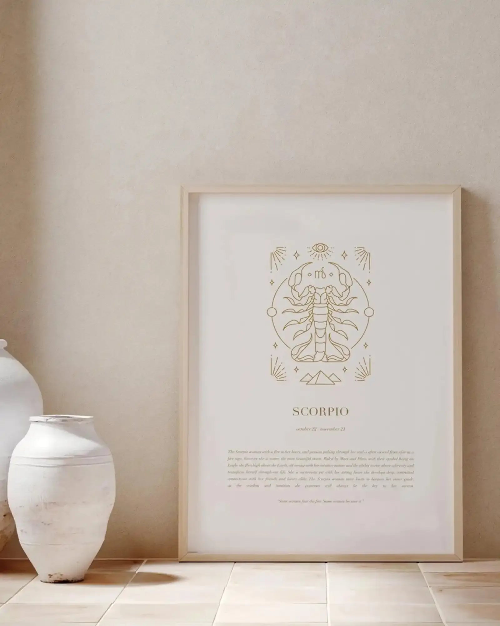 Scorpio | Celestial Zodiac Art Print-PRINT-Olive et Oriel-Olive et Oriel-Buy-Australian-Art-Prints-Online-with-Olive-et-Oriel-Your-Artwork-Specialists-Austrailia-Decorate-With-Coastal-Photo-Wall-Art-Prints-From-Our-Beach-House-Artwork-Collection-Fine-Poster-and-Framed-Artwork