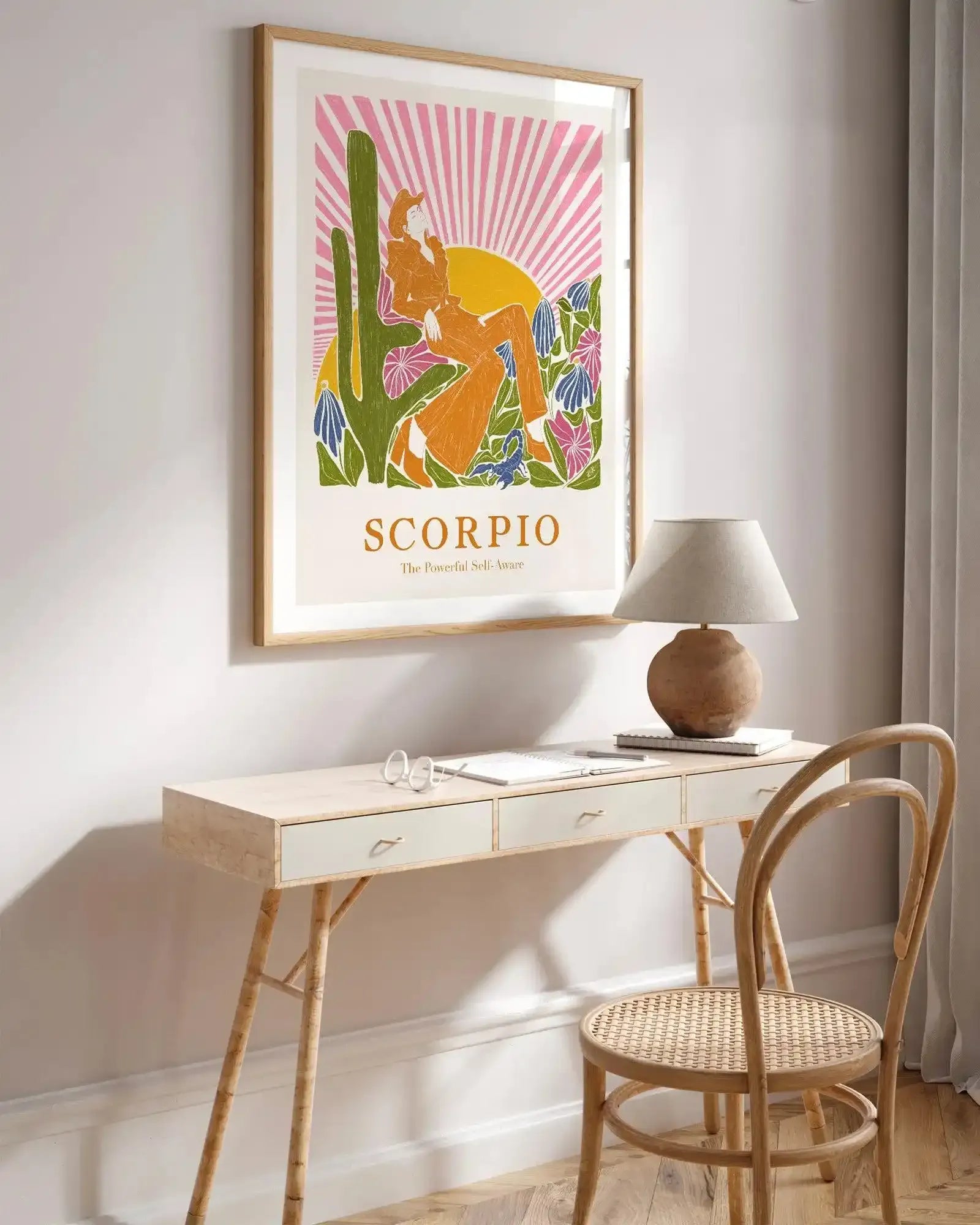 Scorpio By Jenny Liz Rome Art Print-PRINT-Olive et Oriel-Olive et Oriel-Buy-Australian-Art-Prints-Online-with-Olive-et-Oriel-Your-Artwork-Specialists-Austrailia-Decorate-With-Coastal-Photo-Wall-Art-Prints-From-Our-Beach-House-Artwork-Collection-Fine-Poster-and-Framed-Artwork