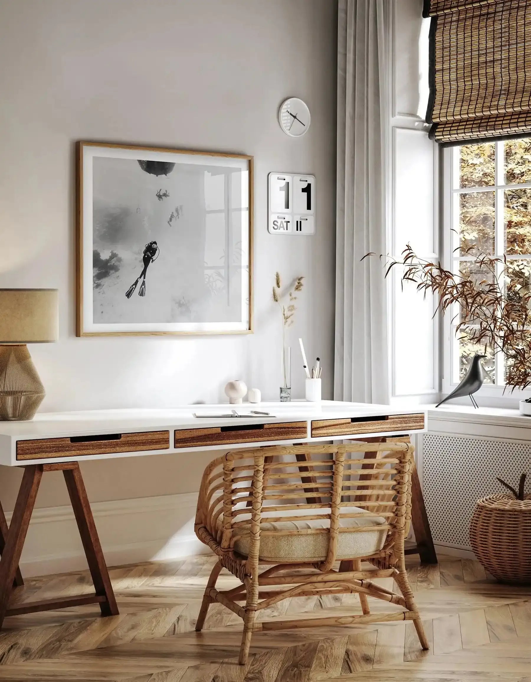 Scuba II | SQ Art Print-PRINT-Olive et Oriel-Olive et Oriel-Buy-Australian-Art-Prints-Online-with-Olive-et-Oriel-Your-Artwork-Specialists-Austrailia-Decorate-With-Coastal-Photo-Wall-Art-Prints-From-Our-Beach-House-Artwork-Collection-Fine-Poster-and-Framed-Artwork