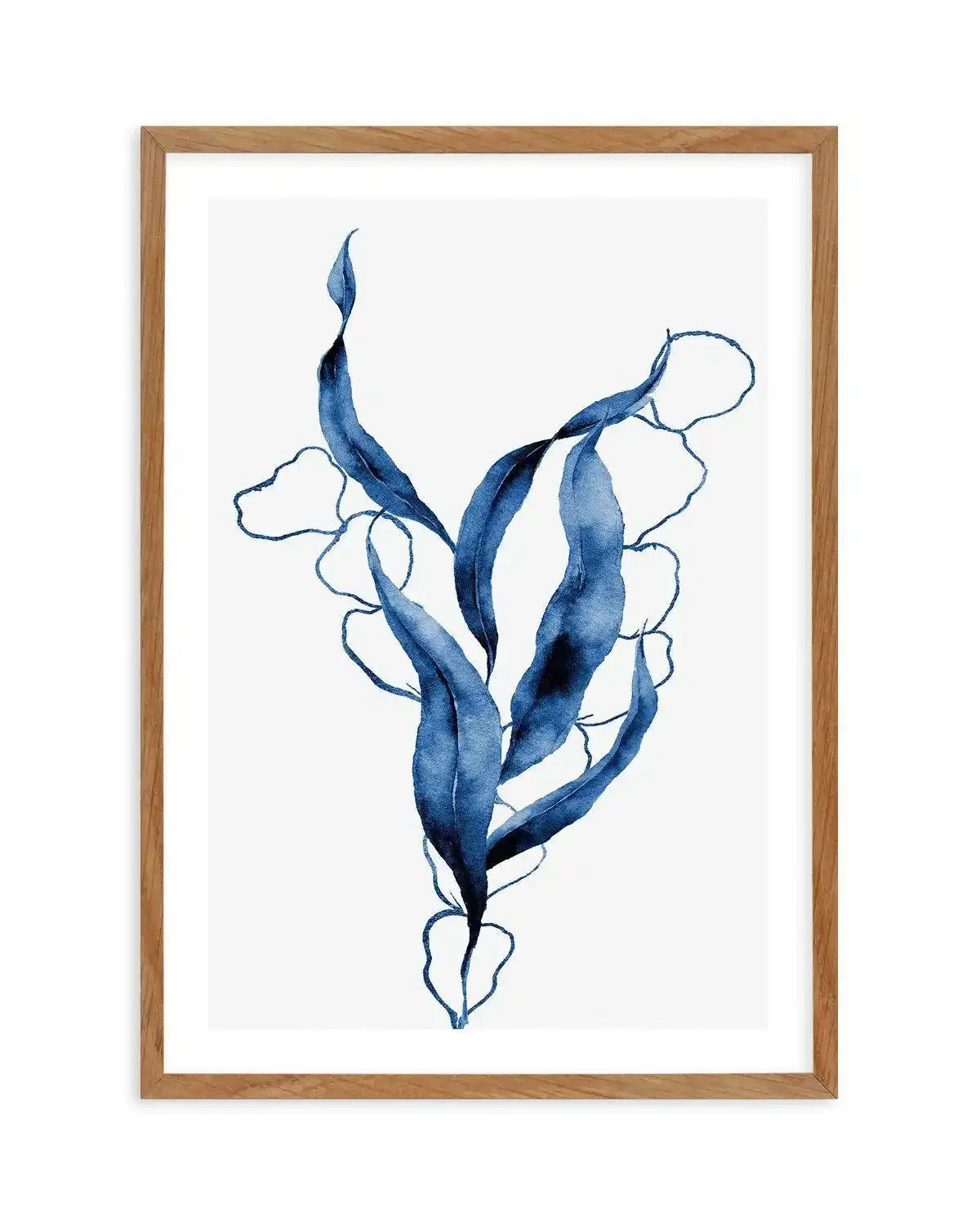 Sea Kelp Abstract III Art Print-PRINT-Olive et Oriel-Olive et Oriel-50x70 cm | 19.6" x 27.5"-Walnut-With White Border-Buy-Australian-Art-Prints-Online-with-Olive-et-Oriel-Your-Artwork-Specialists-Austrailia-Decorate-With-Coastal-Photo-Wall-Art-Prints-From-Our-Beach-House-Artwork-Collection-Fine-Poster-and-Framed-Artwork
