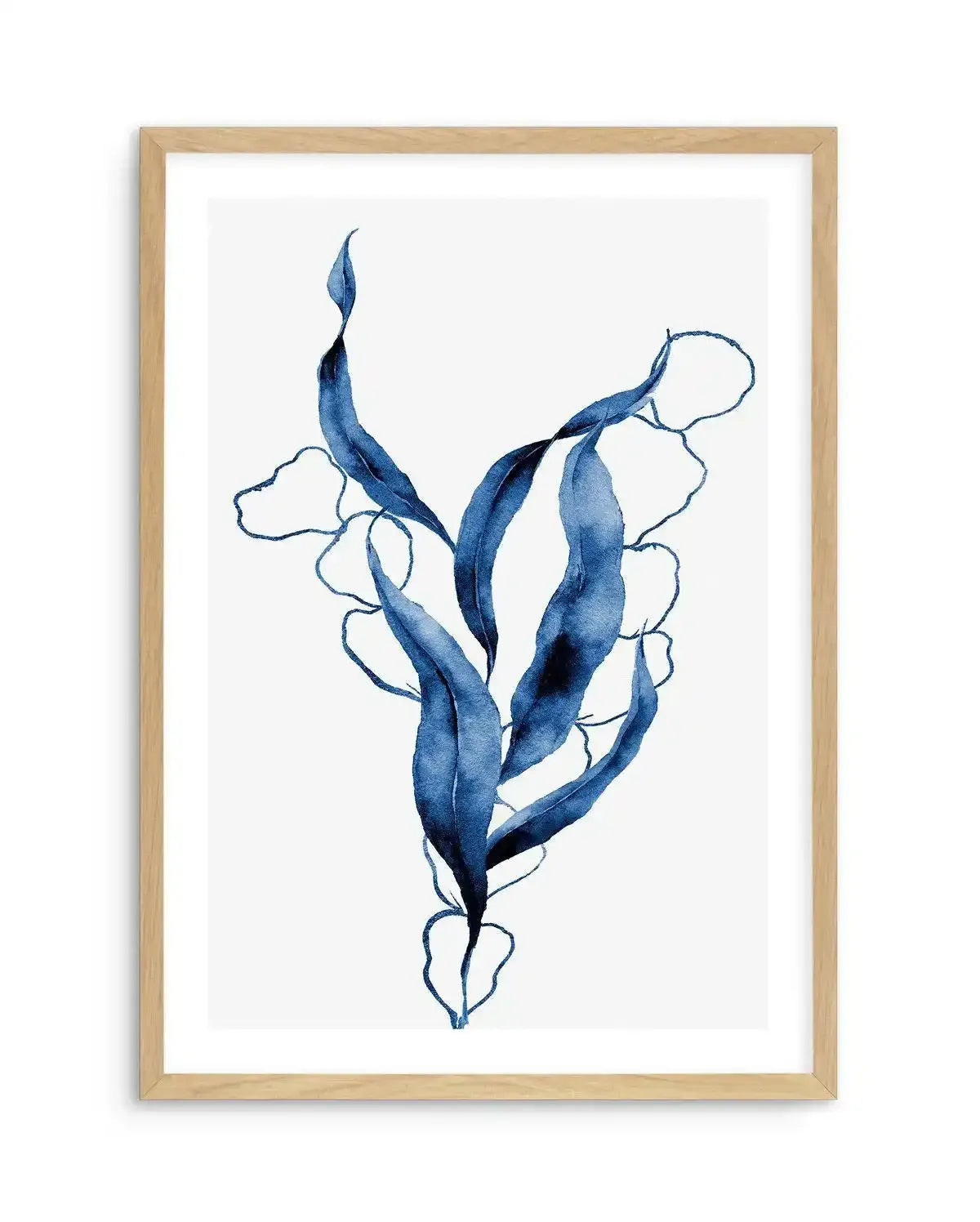 Sea Kelp Abstract III Art Print-PRINT-Olive et Oriel-Olive et Oriel-A5 | 5.8" x 8.3" | 14.8 x 21cm-Oak-With White Border-Buy-Australian-Art-Prints-Online-with-Olive-et-Oriel-Your-Artwork-Specialists-Austrailia-Decorate-With-Coastal-Photo-Wall-Art-Prints-From-Our-Beach-House-Artwork-Collection-Fine-Poster-and-Framed-Artwork