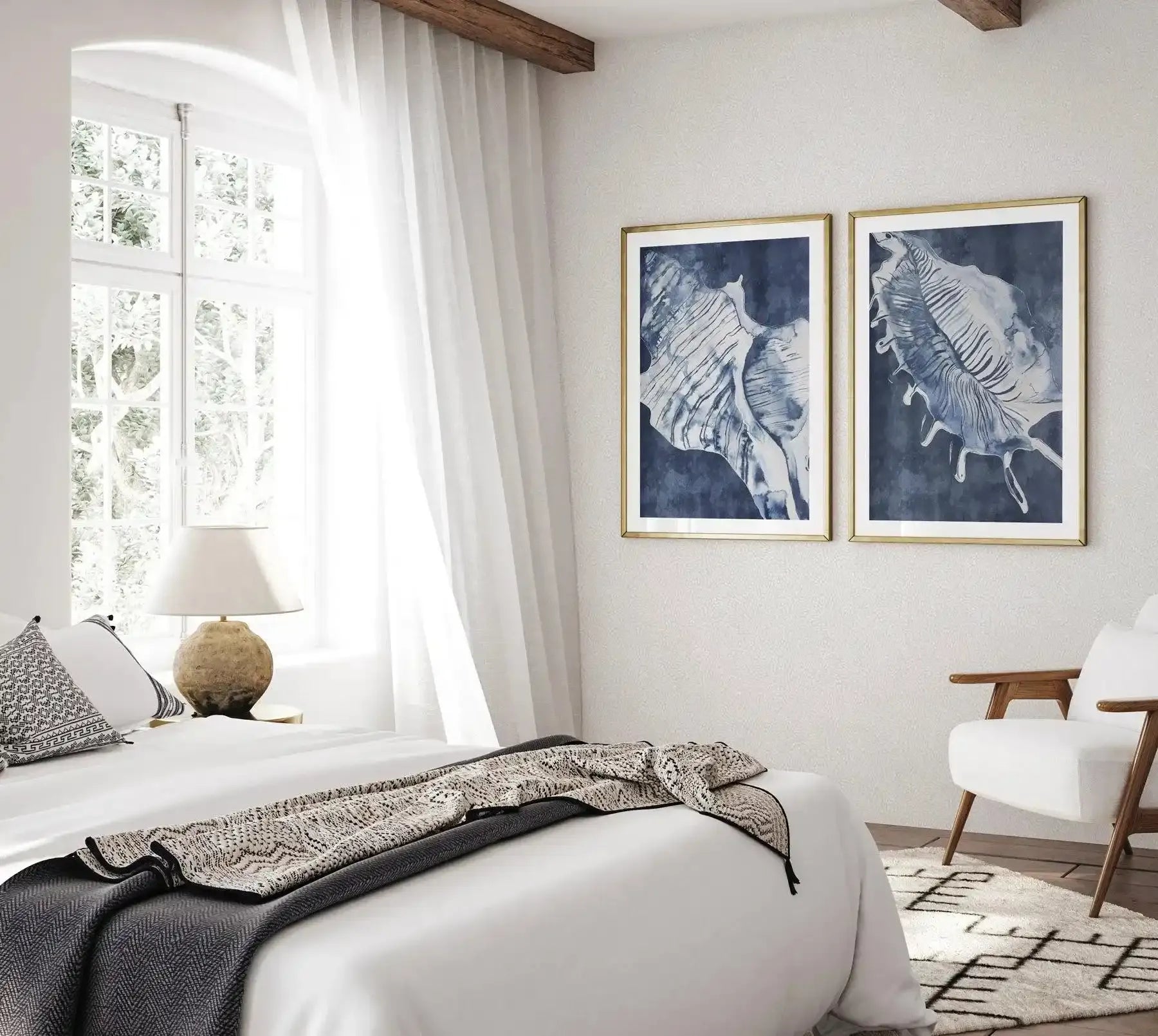 Seashell Luxe III Art Print-PRINT-Olive et Oriel-Olive et Oriel-Buy-Australian-Art-Prints-Online-with-Olive-et-Oriel-Your-Artwork-Specialists-Austrailia-Decorate-With-Coastal-Photo-Wall-Art-Prints-From-Our-Beach-House-Artwork-Collection-Fine-Poster-and-Framed-Artwork